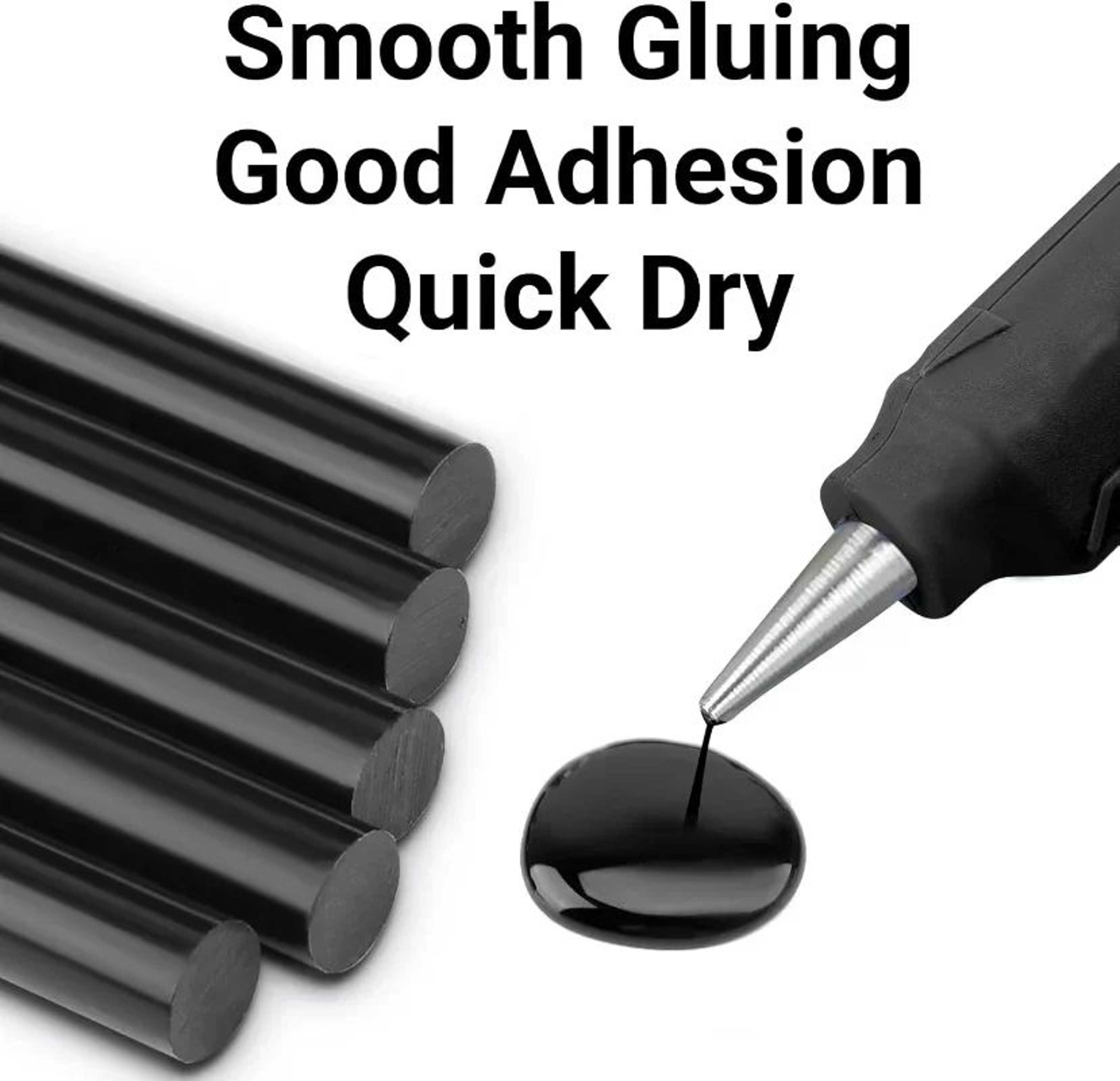 Black Hot Glue Sticks 4