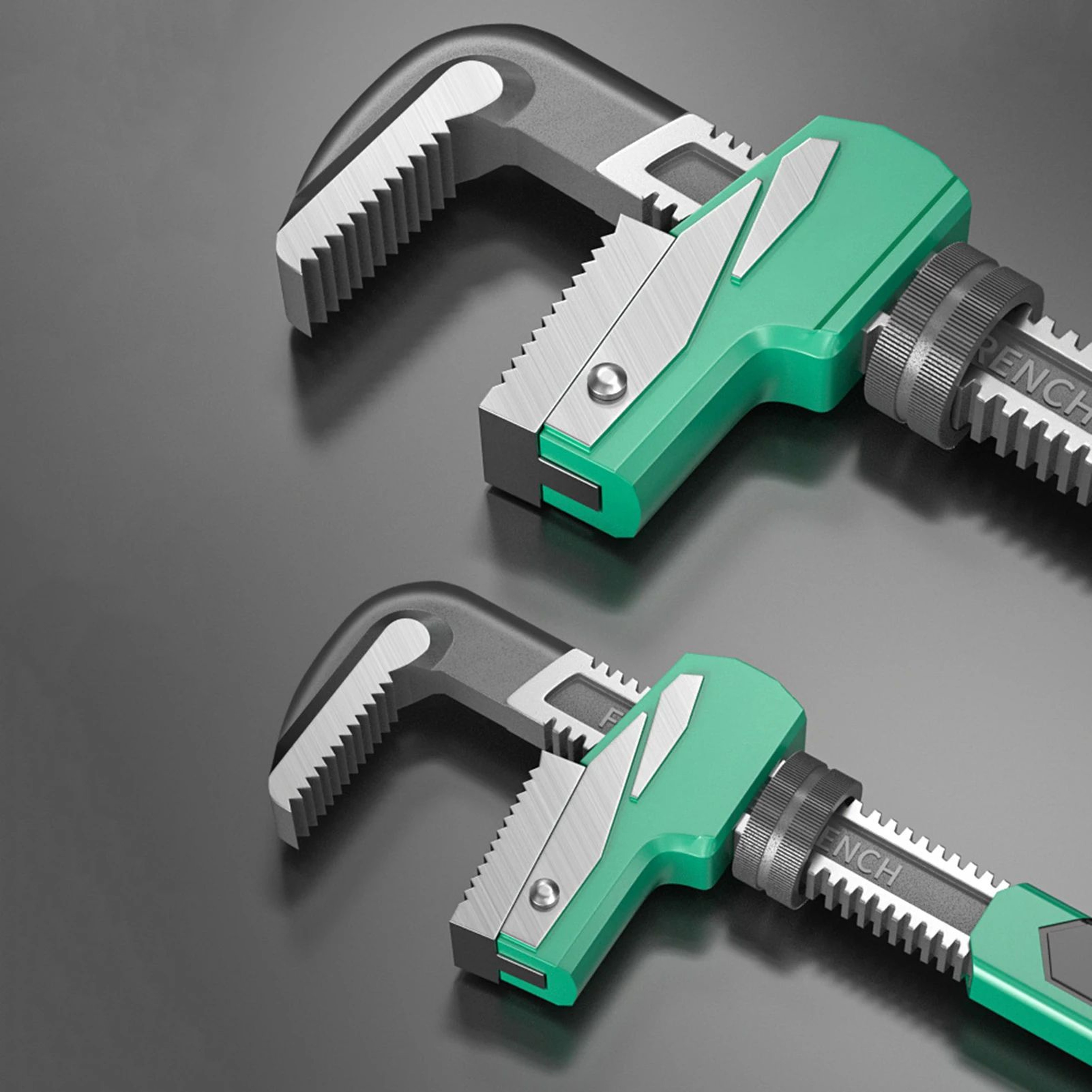 Wide Jaw Adjustable Wrench Heavy Duty Adjustable Spanner Tool 3