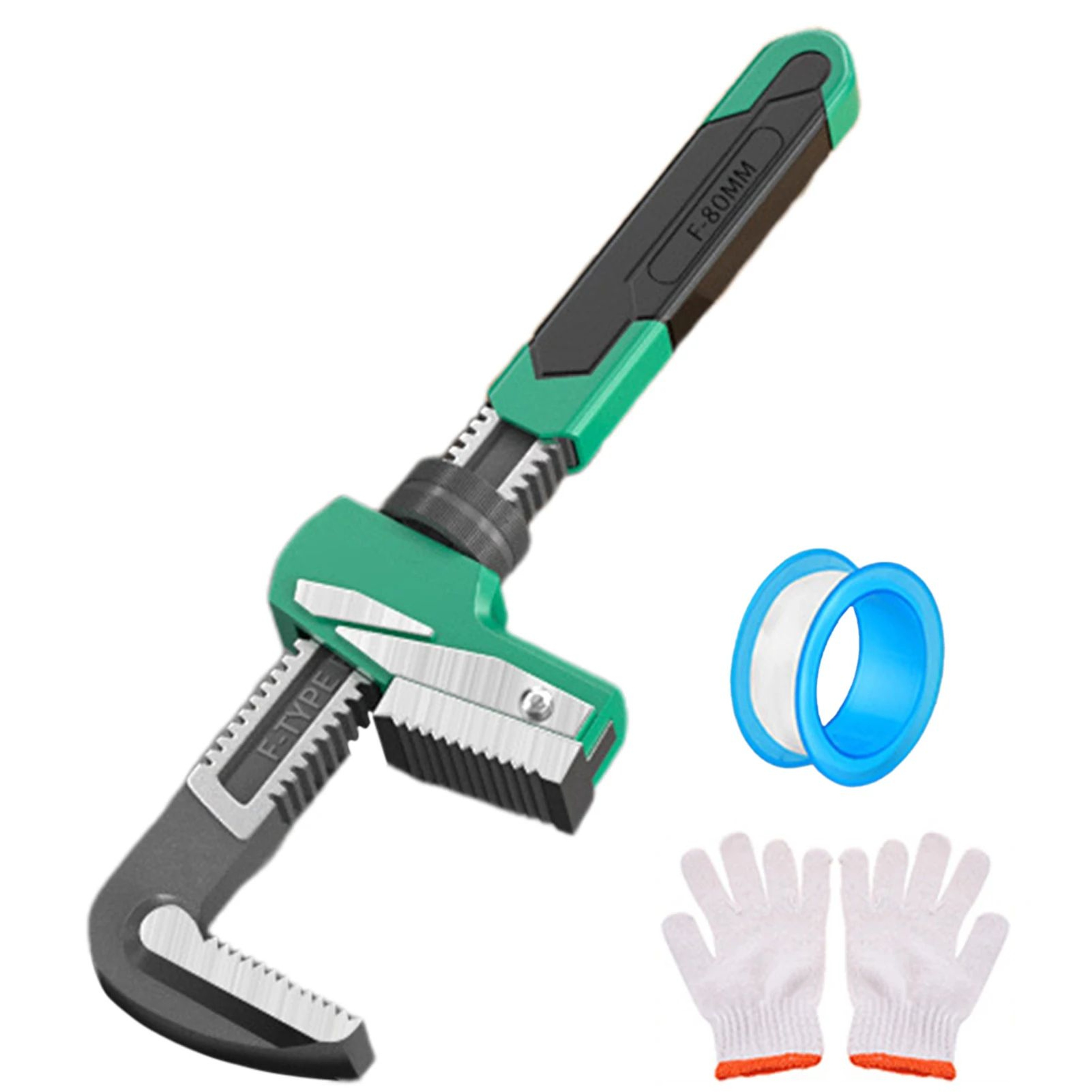 Wide Jaw Adjustable Wrench Heavy Duty Adjustable Spanner Tool 8