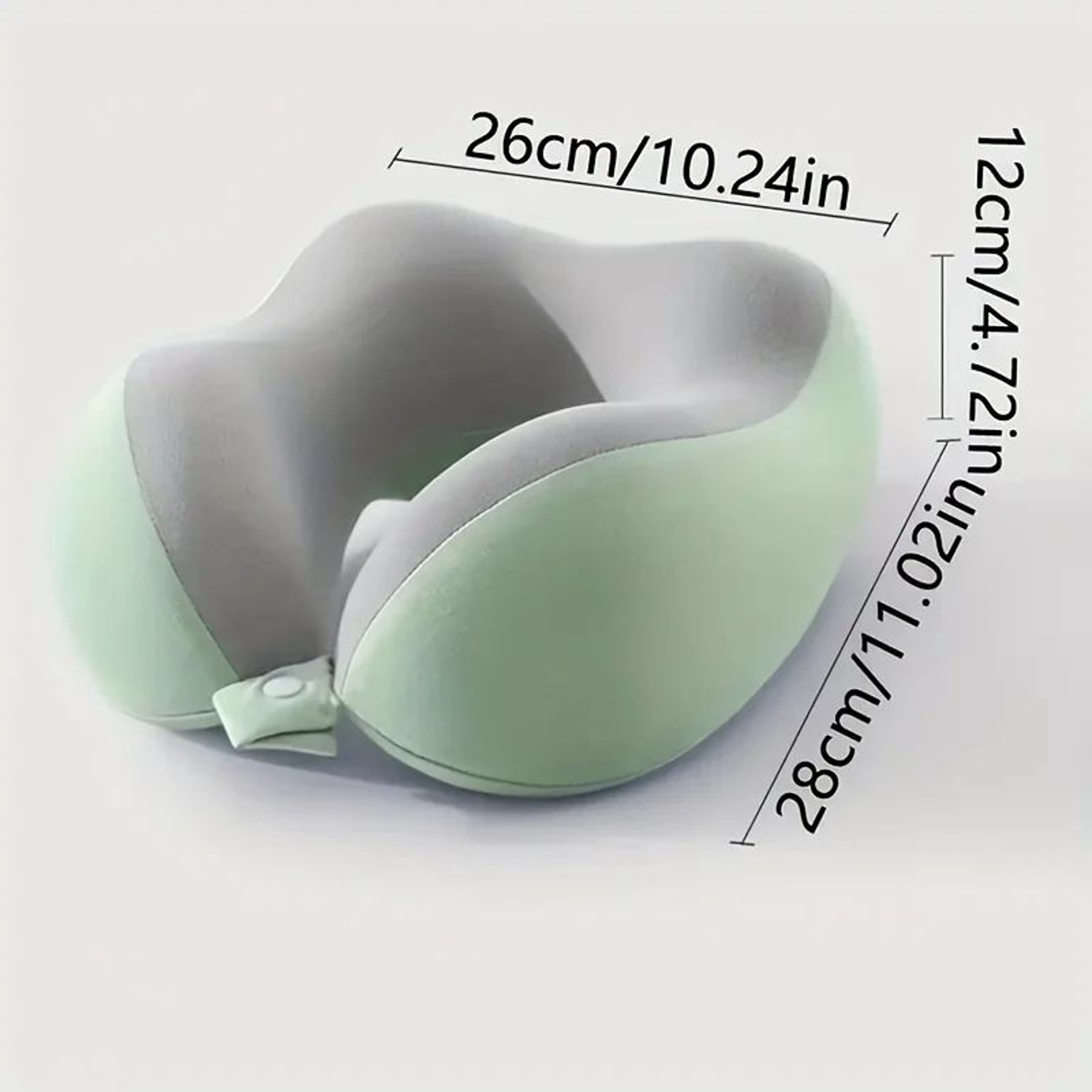 Memory Foam Travel Neck Pillow With Ergonomic U Shaped Support For Travel Office And Home 2