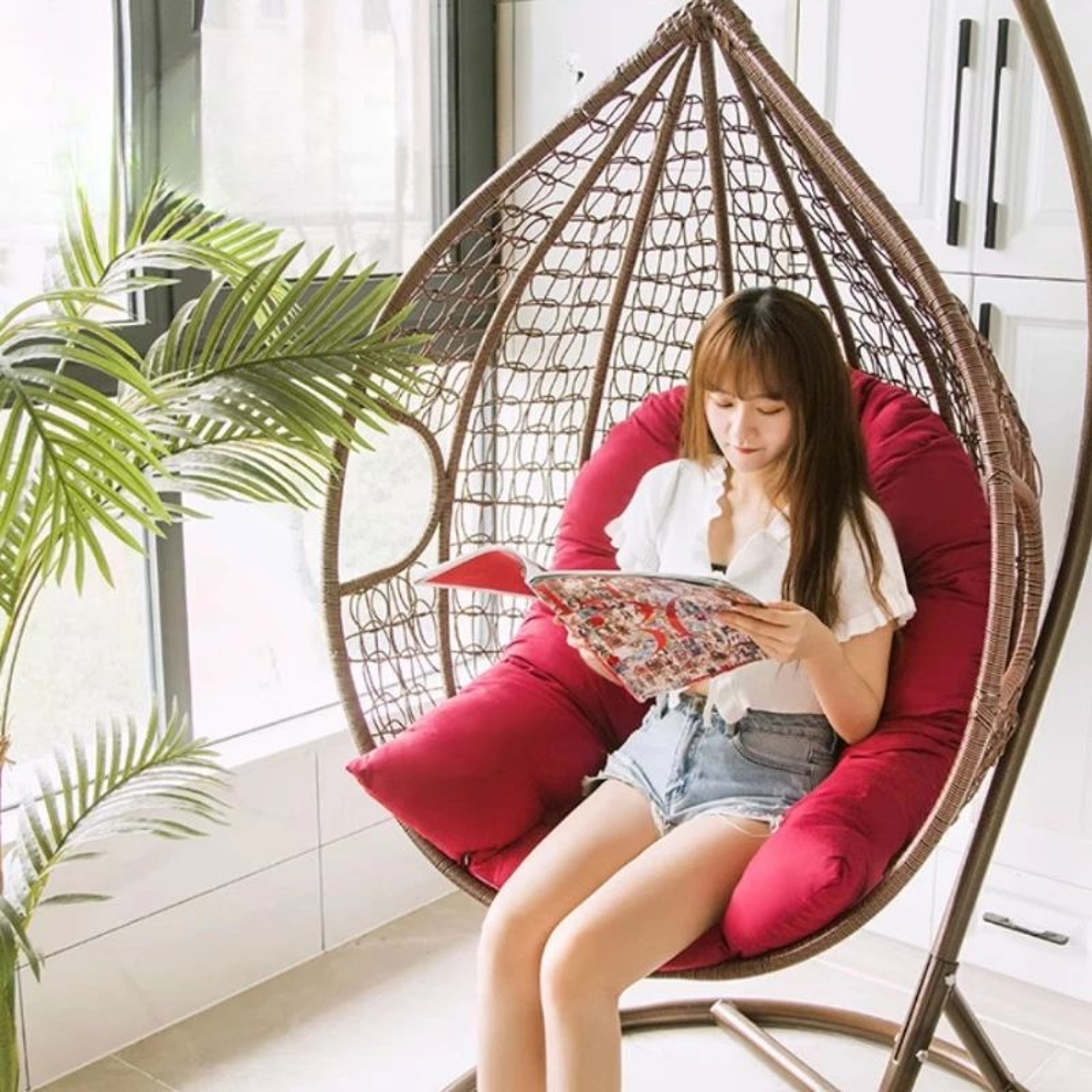 Hanging Egg Chair Cushion Swing Seat Pad 1
