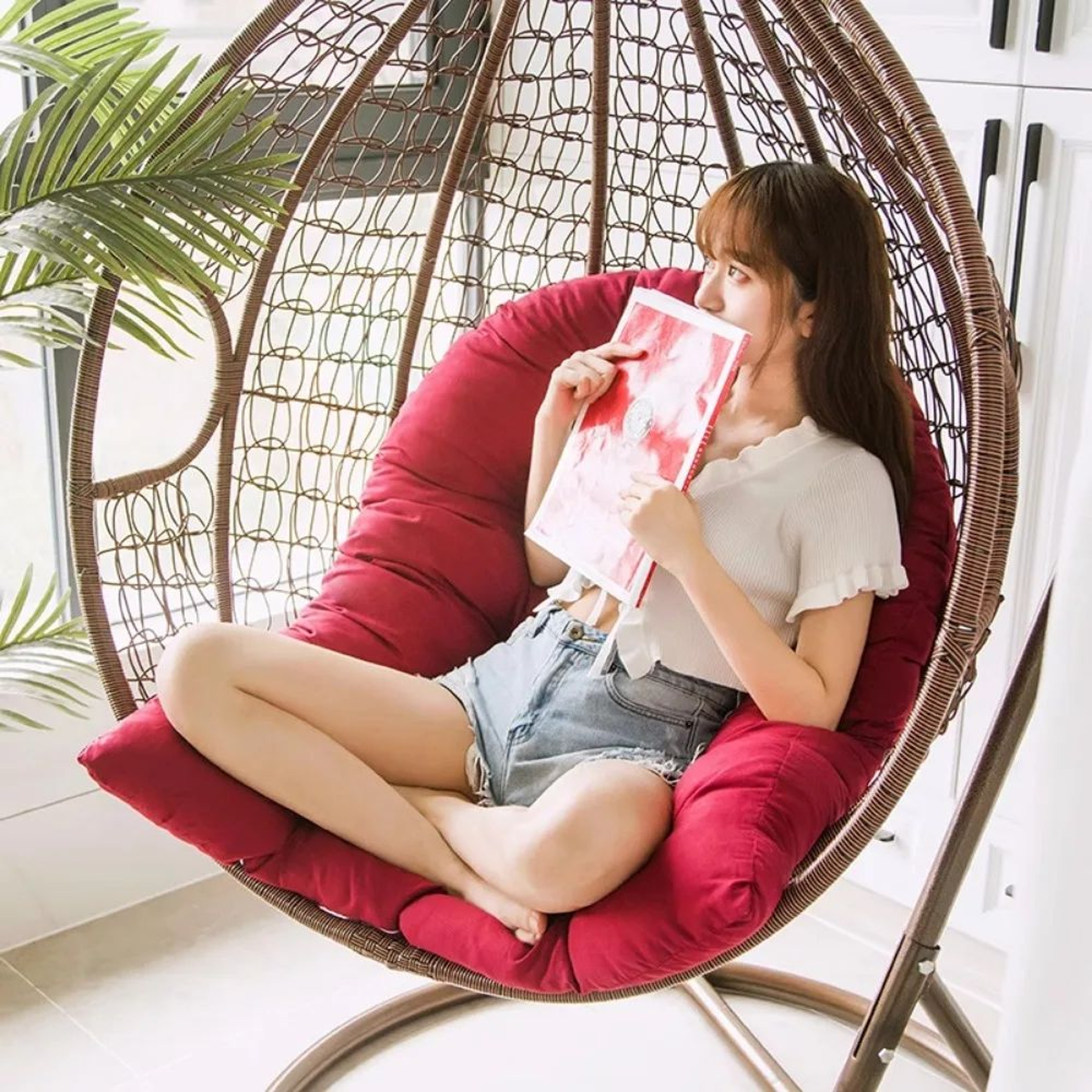 Hanging Egg Chair Cushion Swing Seat Pad 2