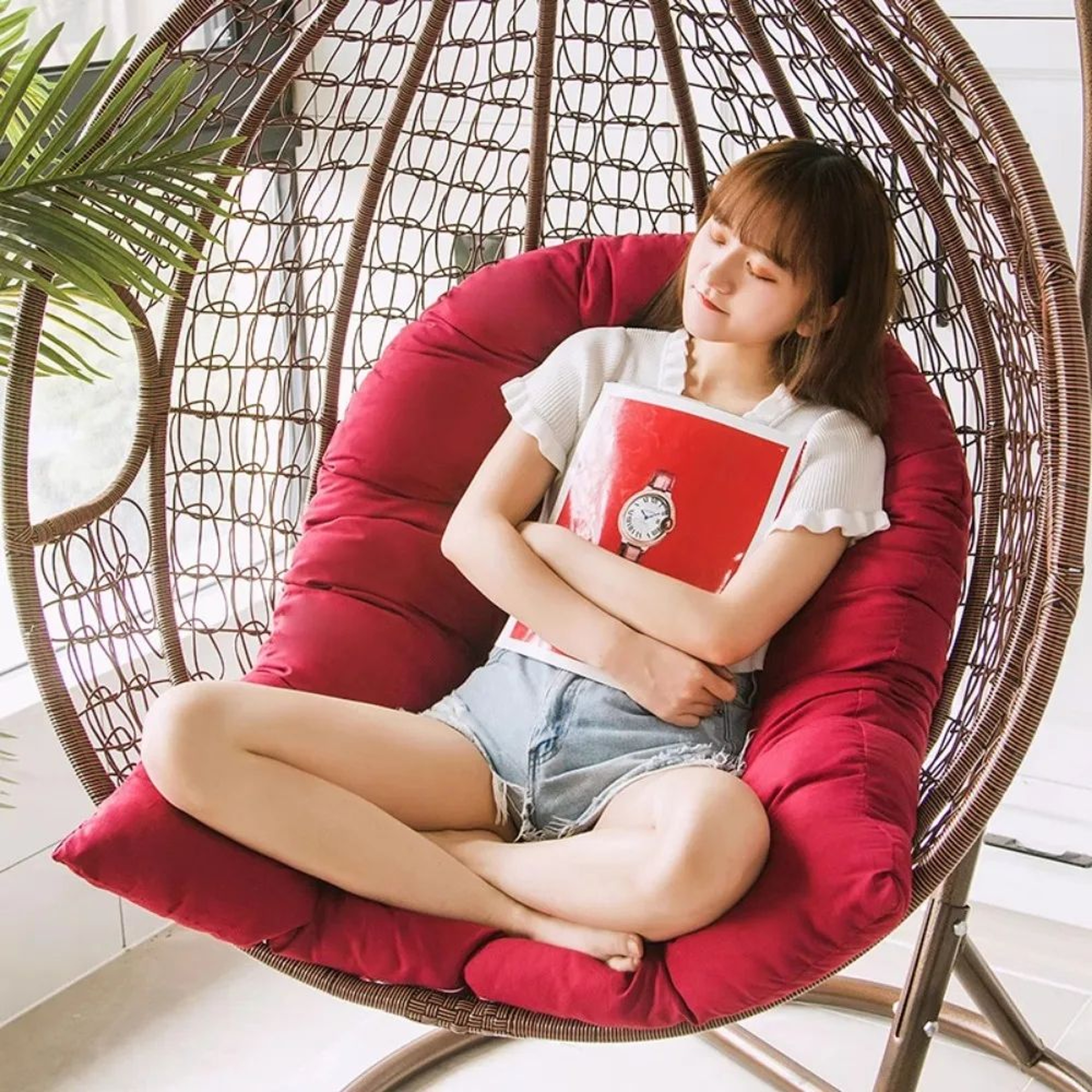 Hanging Egg Chair Cushion Swing Seat Pad 5
