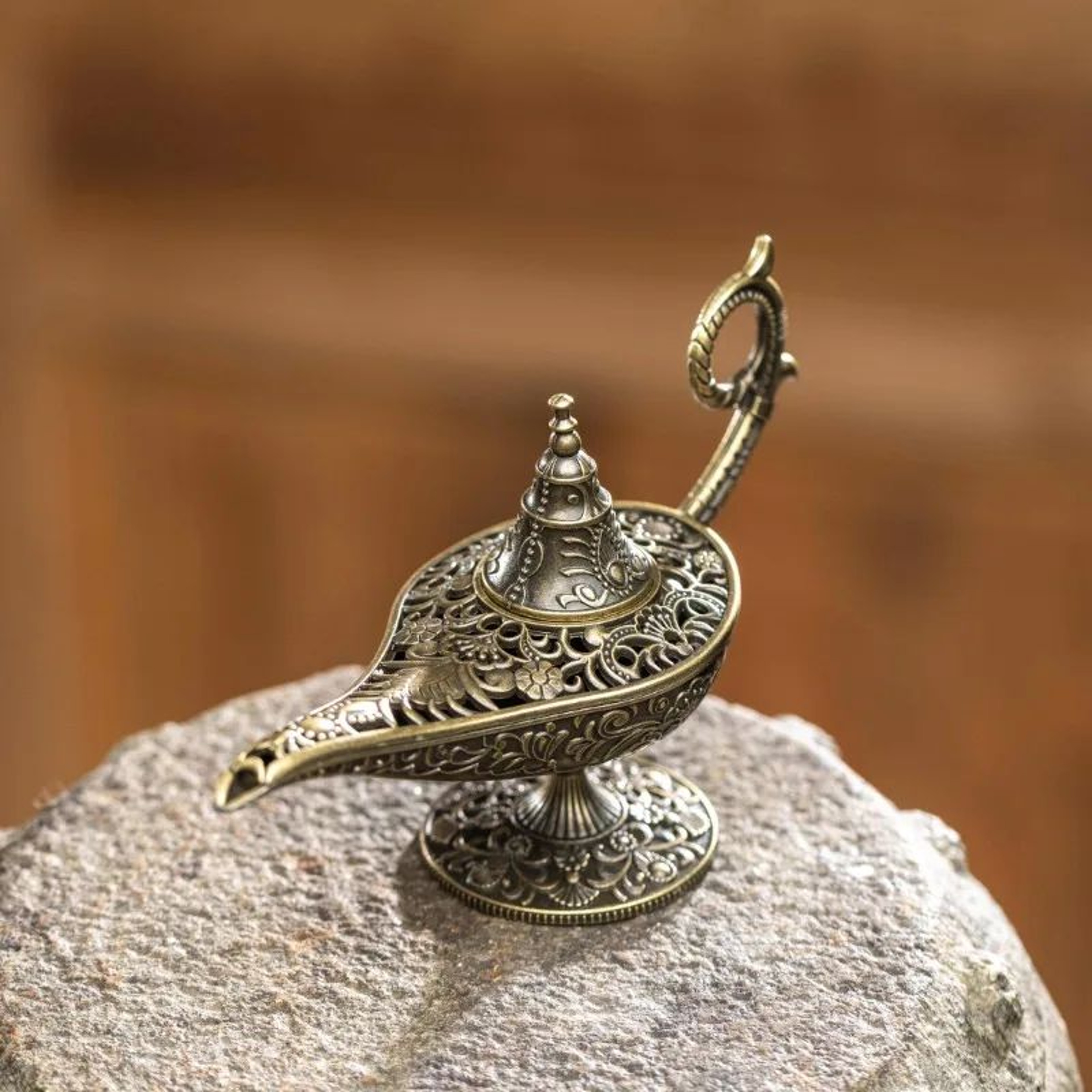 Antique Magic Lamp Incense Burner 1