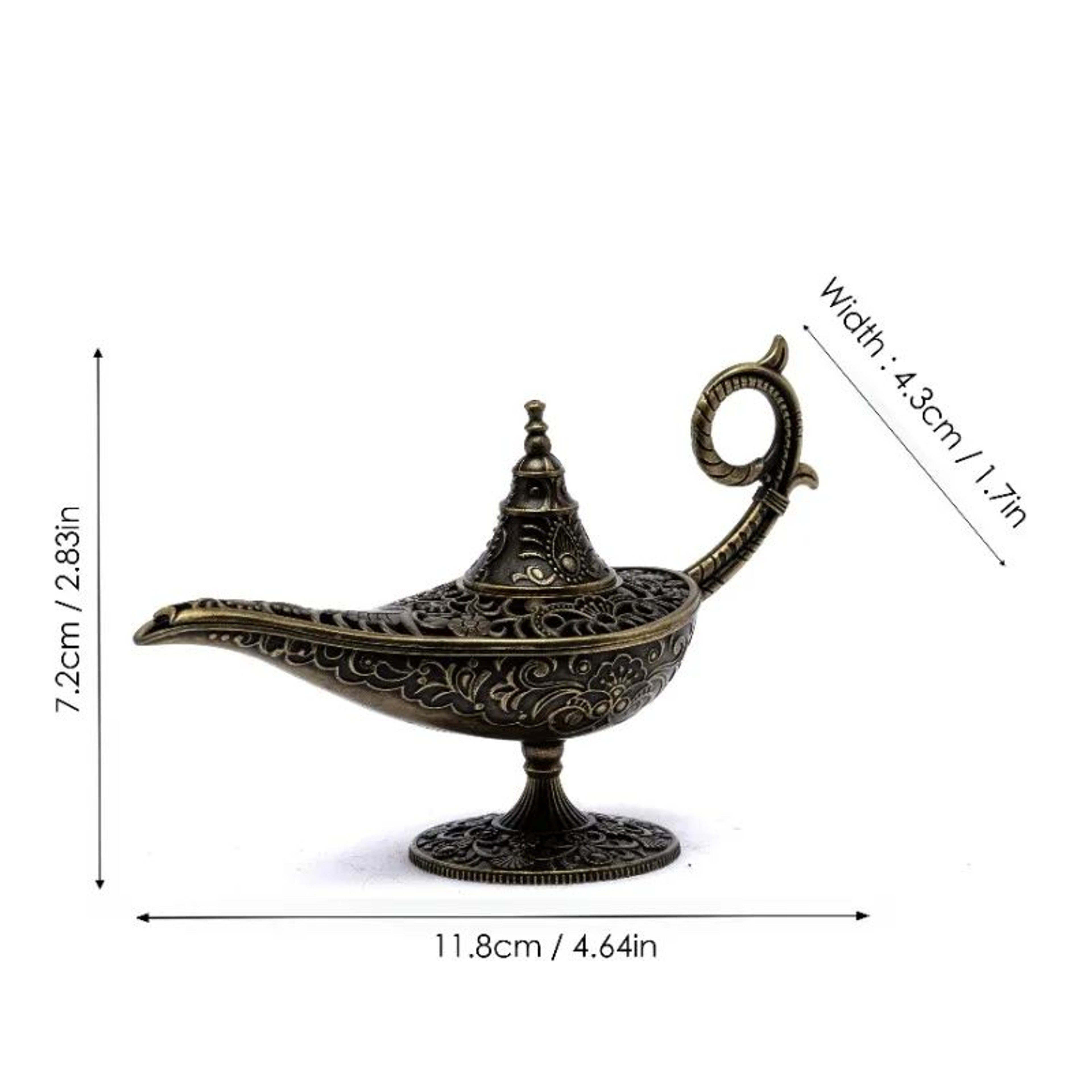 Antique Magic Lamp Incense Burner 5