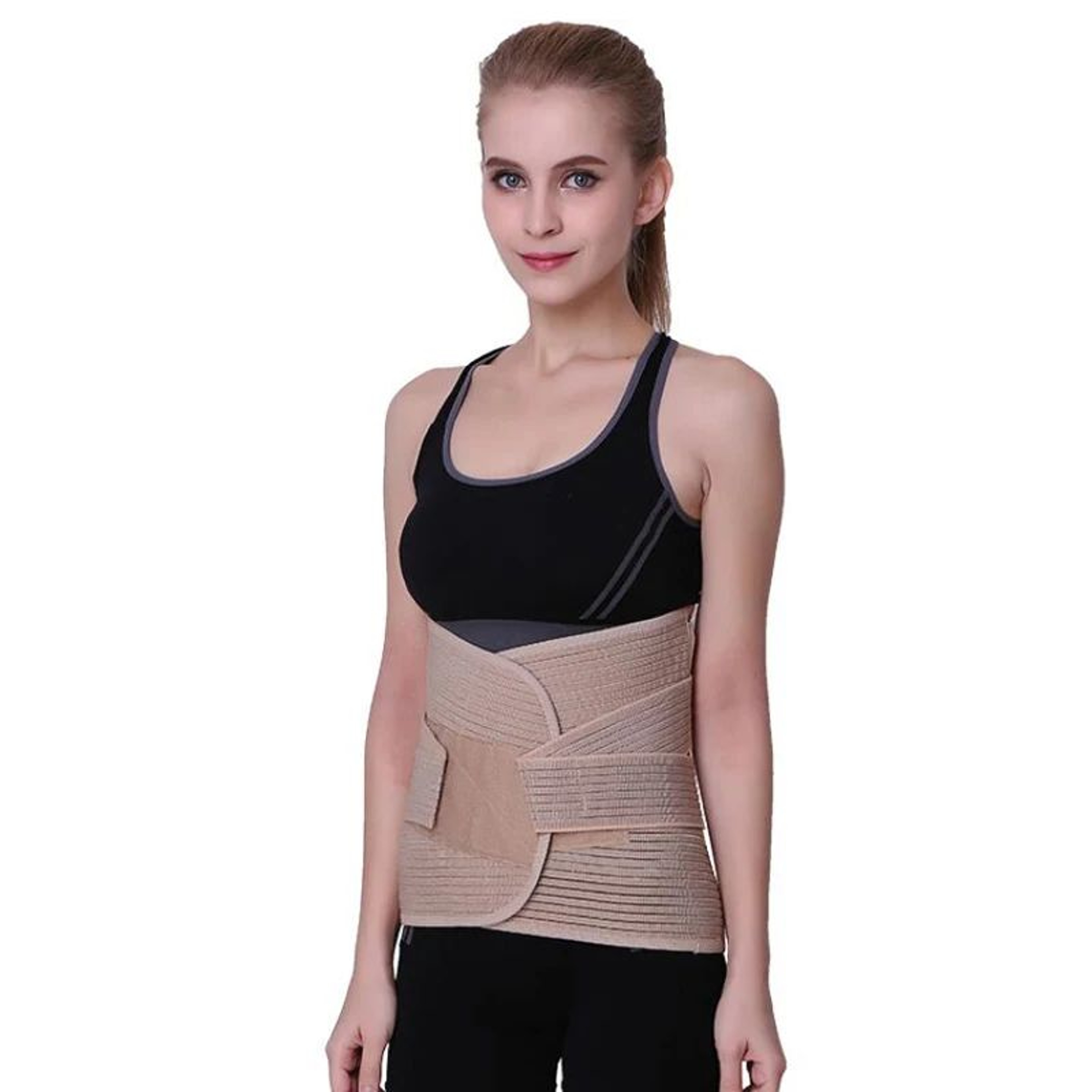 Lumbar Back Support Belt With Adjustable Waist Brace 2