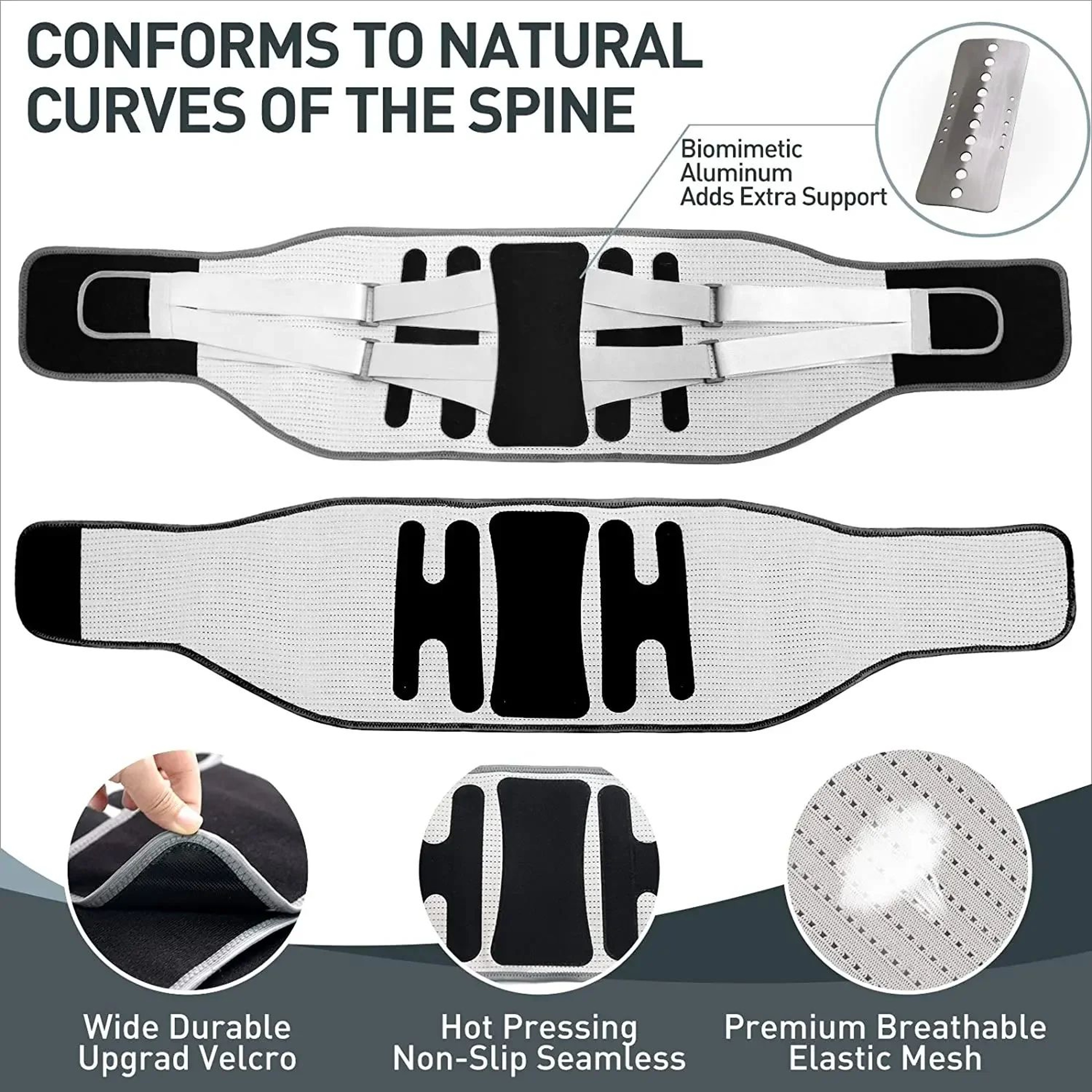 Lumbar Support Belt Back Brace For Lower Back Support 3
