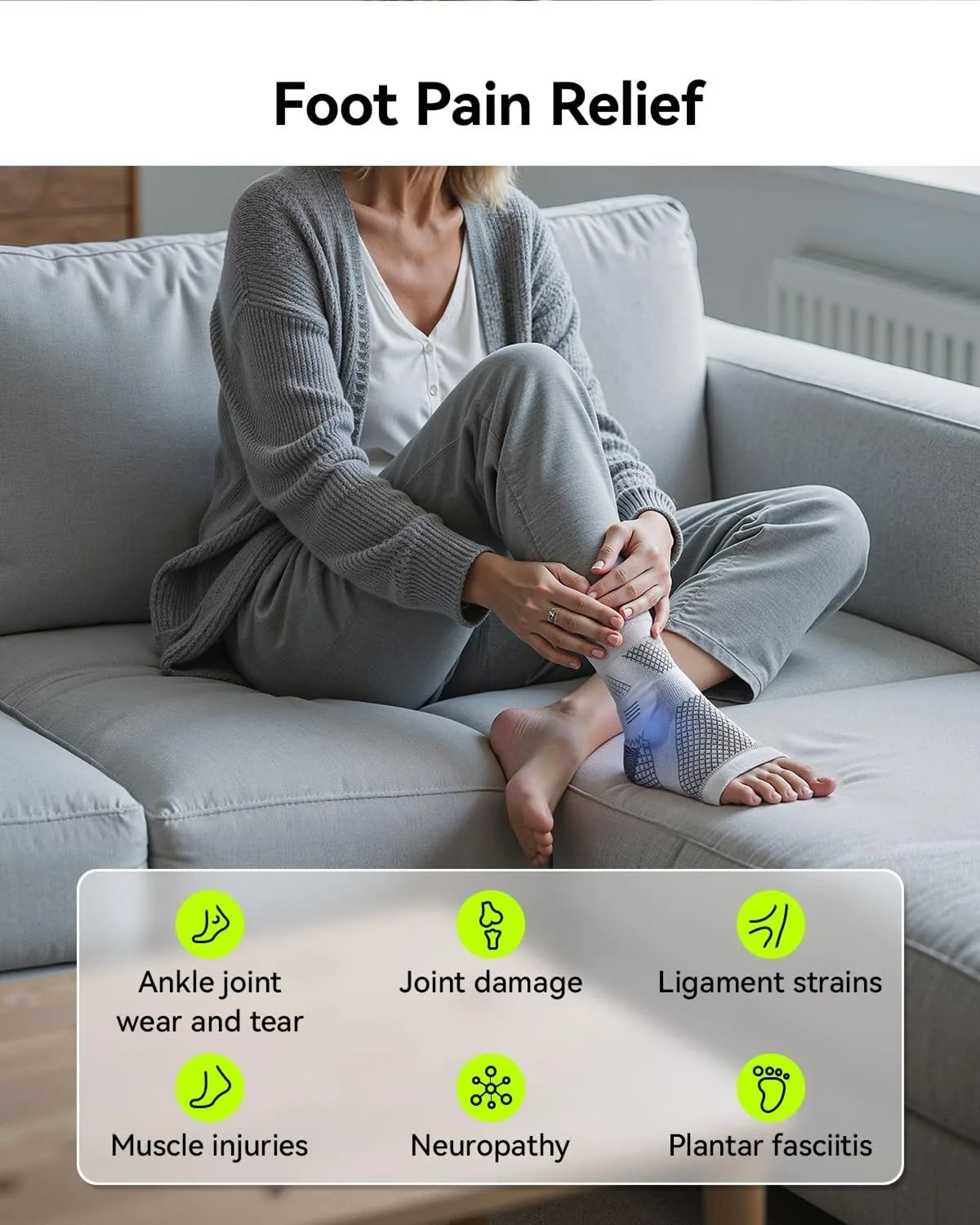 Breathable Plantar Fasciitis Compression Socks For Men And Women 2