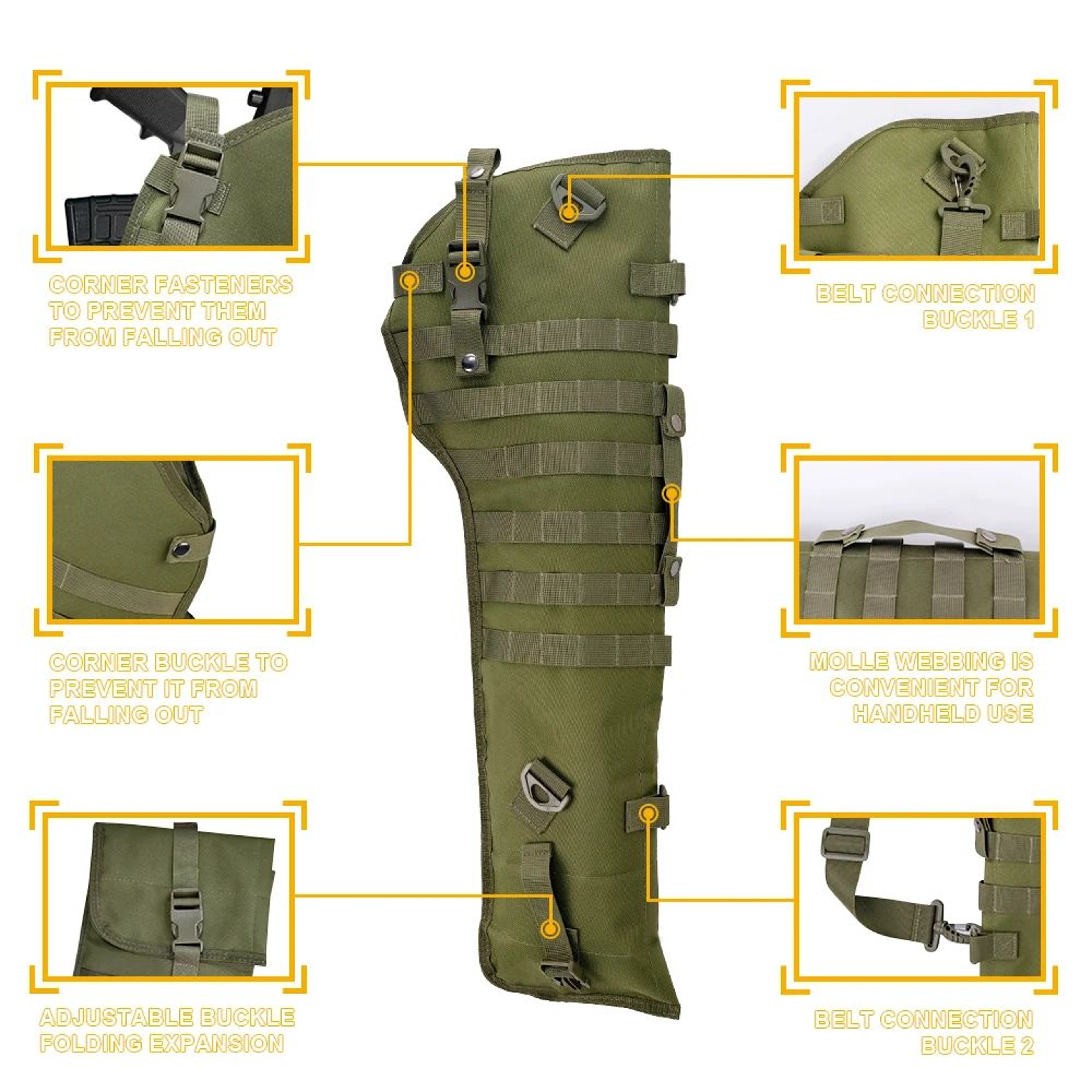 34 Inch Tactical Carry Scabbard Outdoor Equipment Case With Shoulder Strap 4