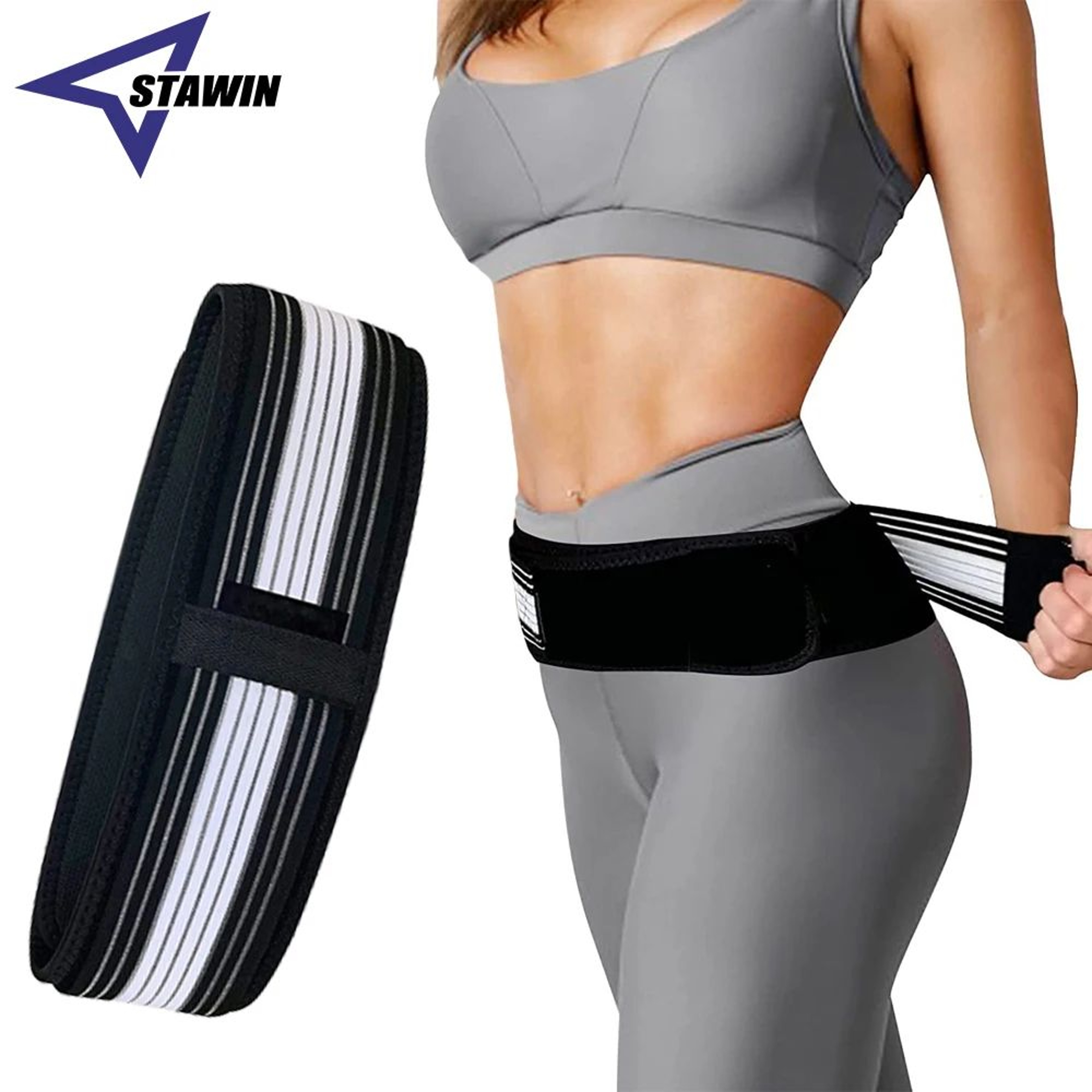 Adjustable SI Joint Hip Support Belt Pelvic Stability Brace For Lower Back And Hip Support 4
