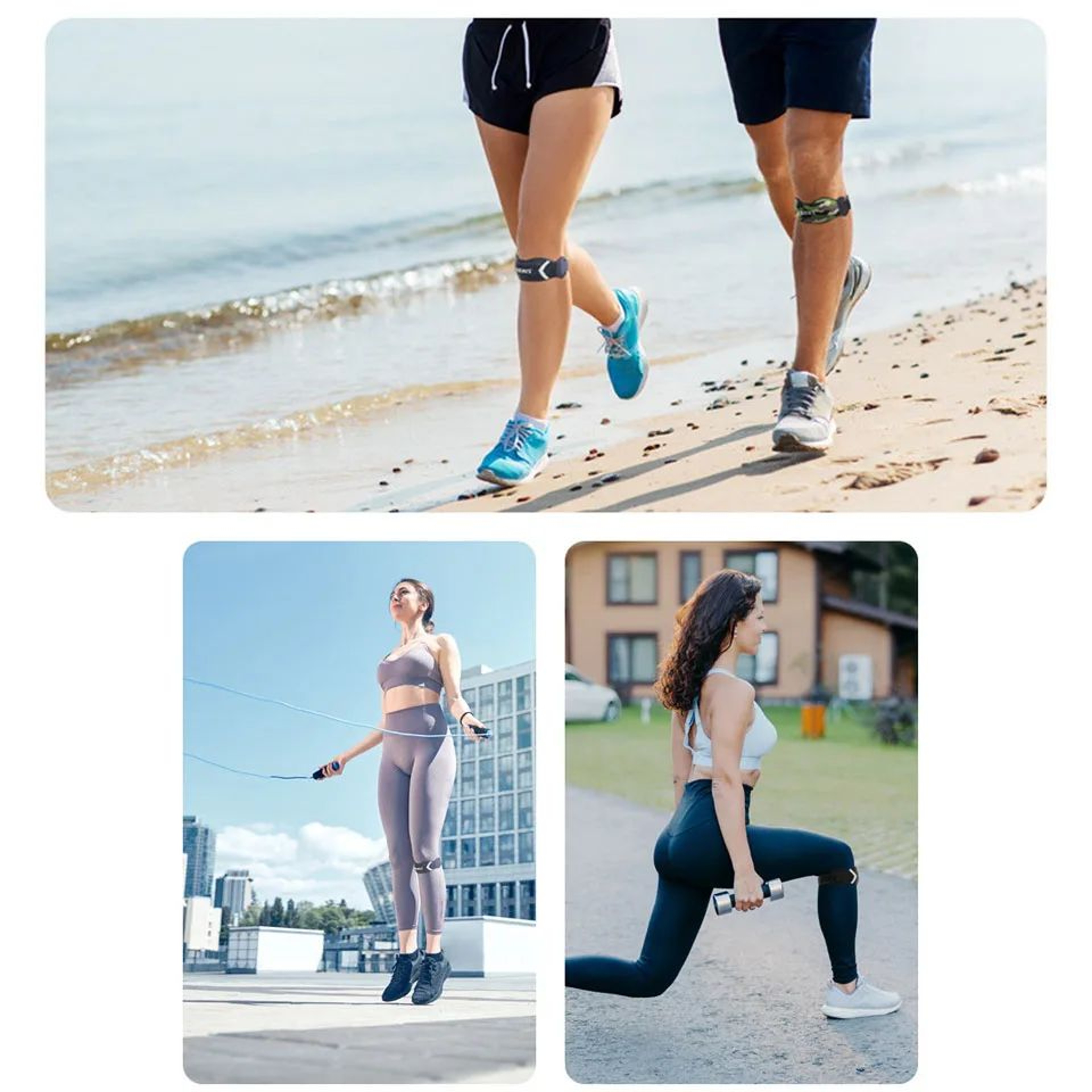 AOLIKES Adjustable Patella Knee Support Strap For Knee Pain Relief And Sports Stability 5