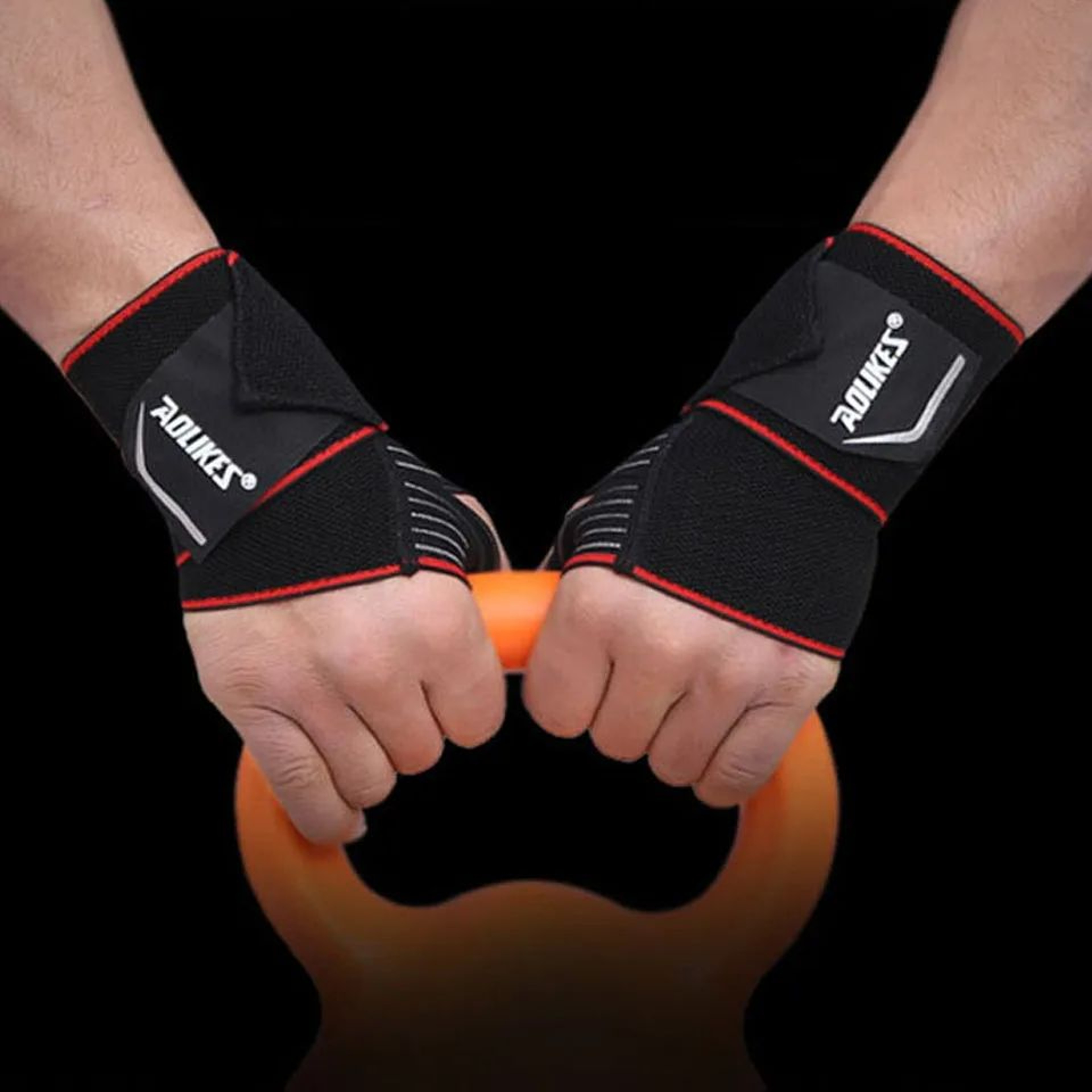 AOLIKES Wrist Brace With Thumb Support Adjustable Wrist Compression Straps For Weightlifting Gym An 4
