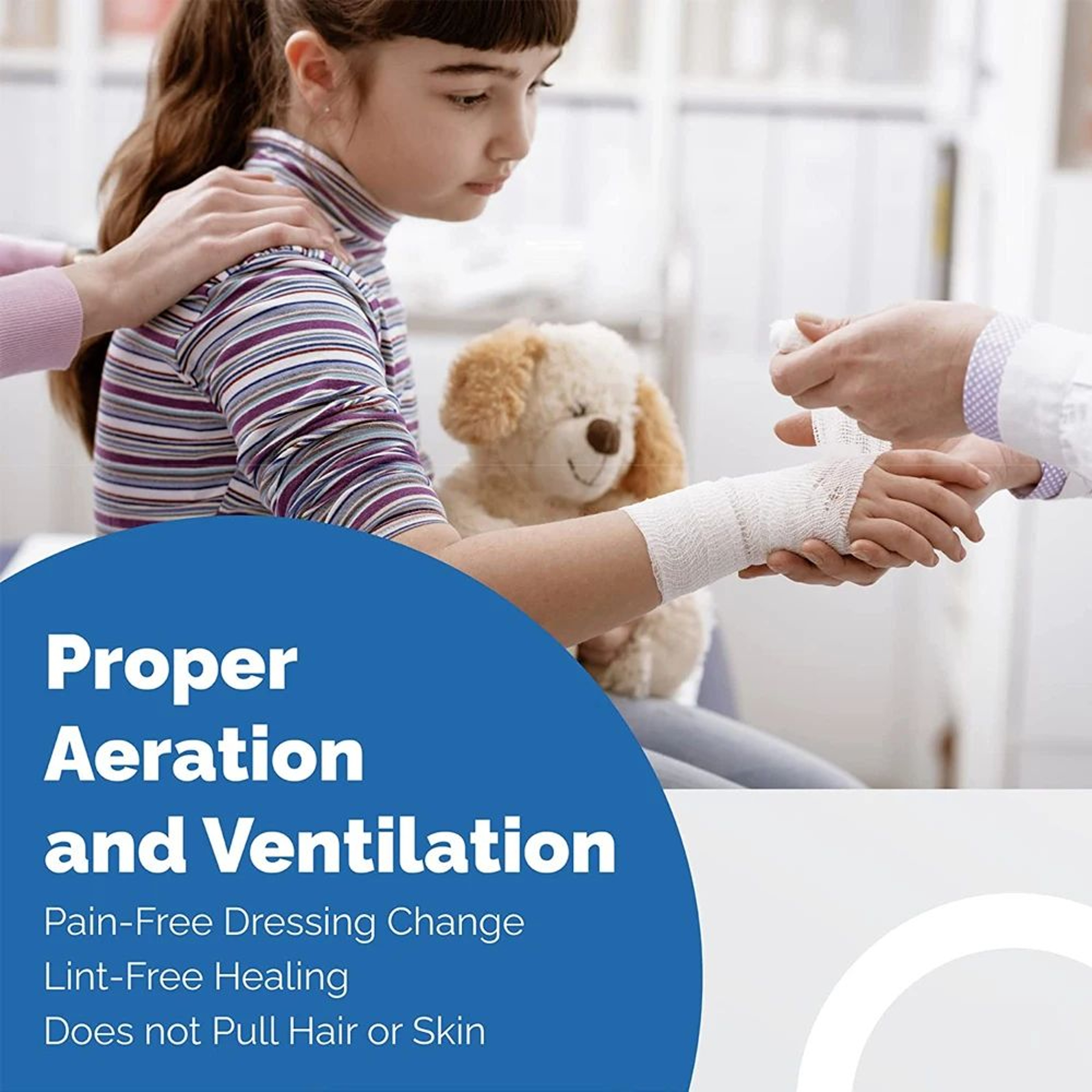 Premium Stretch Gauze Bandage Rolls 4 Pack Woven Gauze Rolls For Wound Dressing First Aid And Medic 3