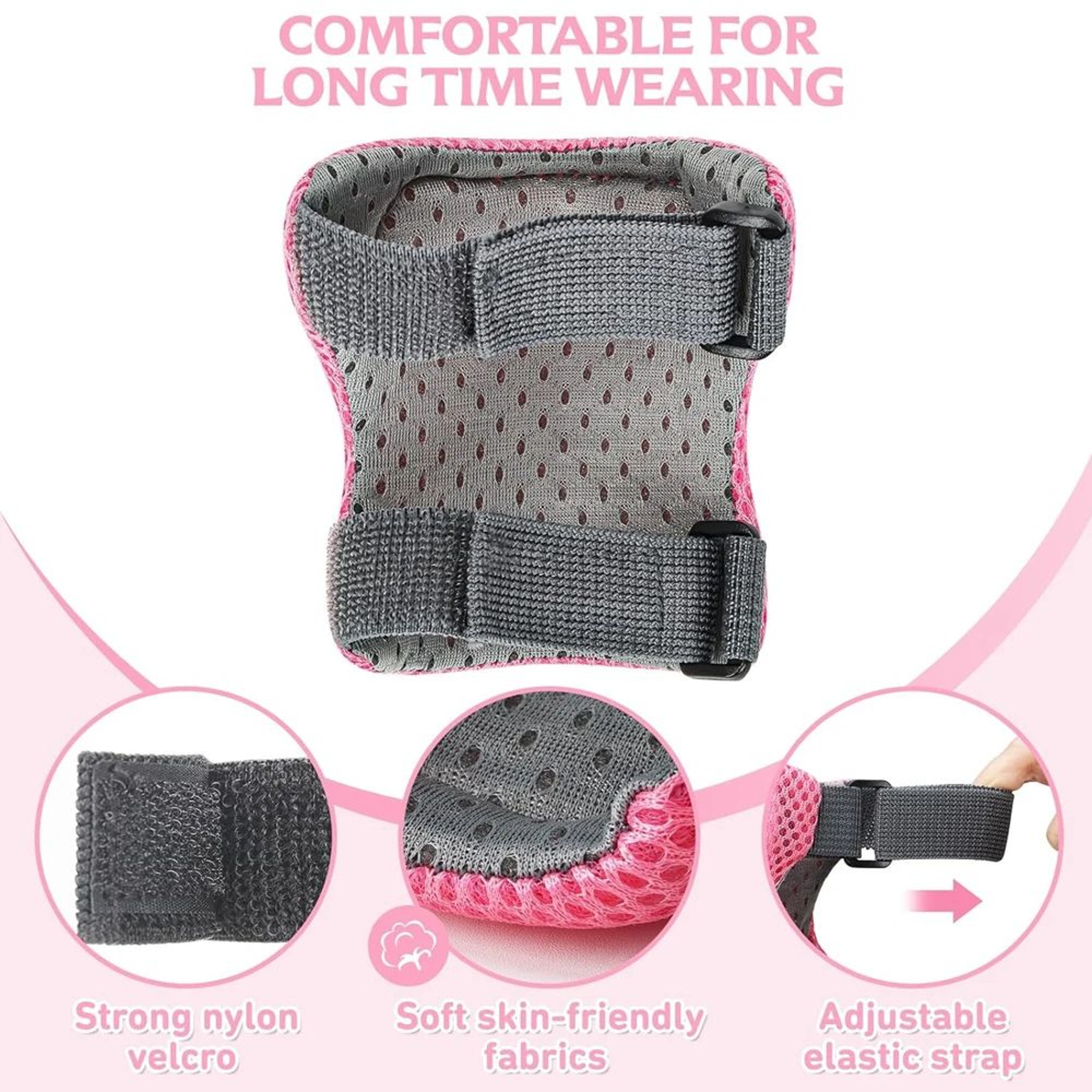 Kids Protective Gear Set Knee Elbow Pads And Wrist Guards 2