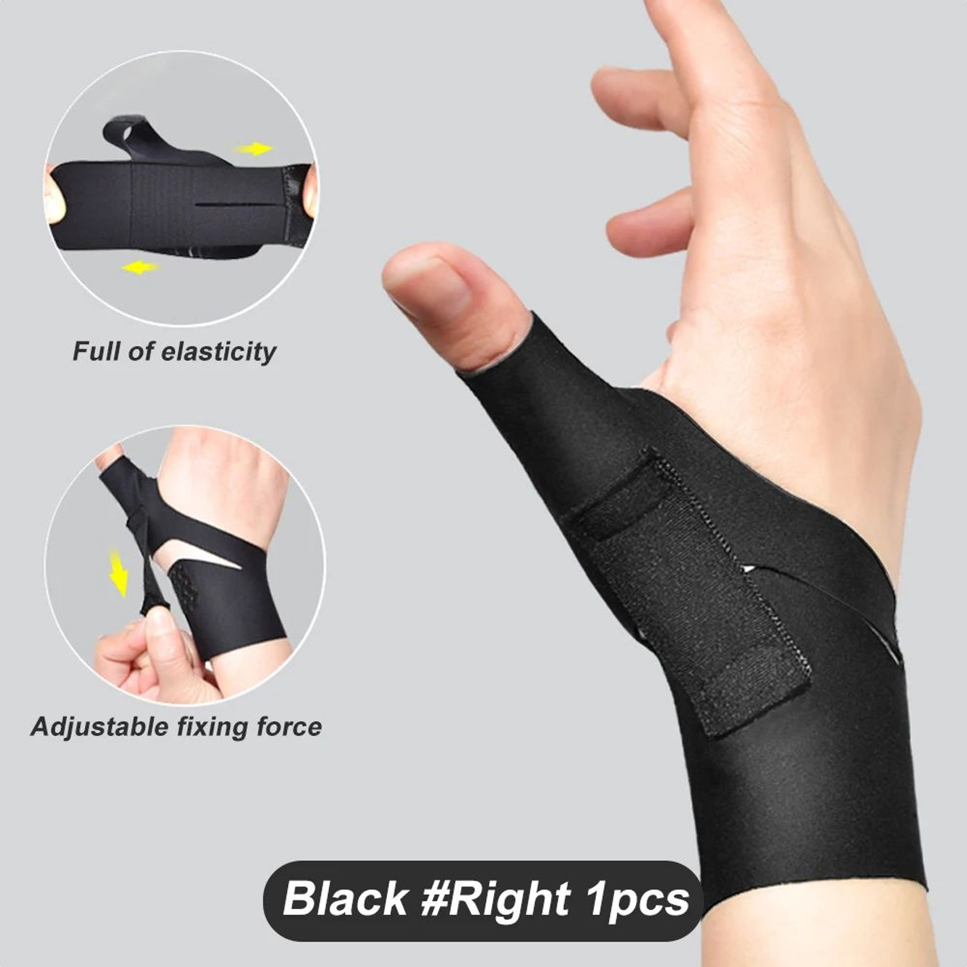 Adjustable Thumb Brace With Spica Splint Support 9
