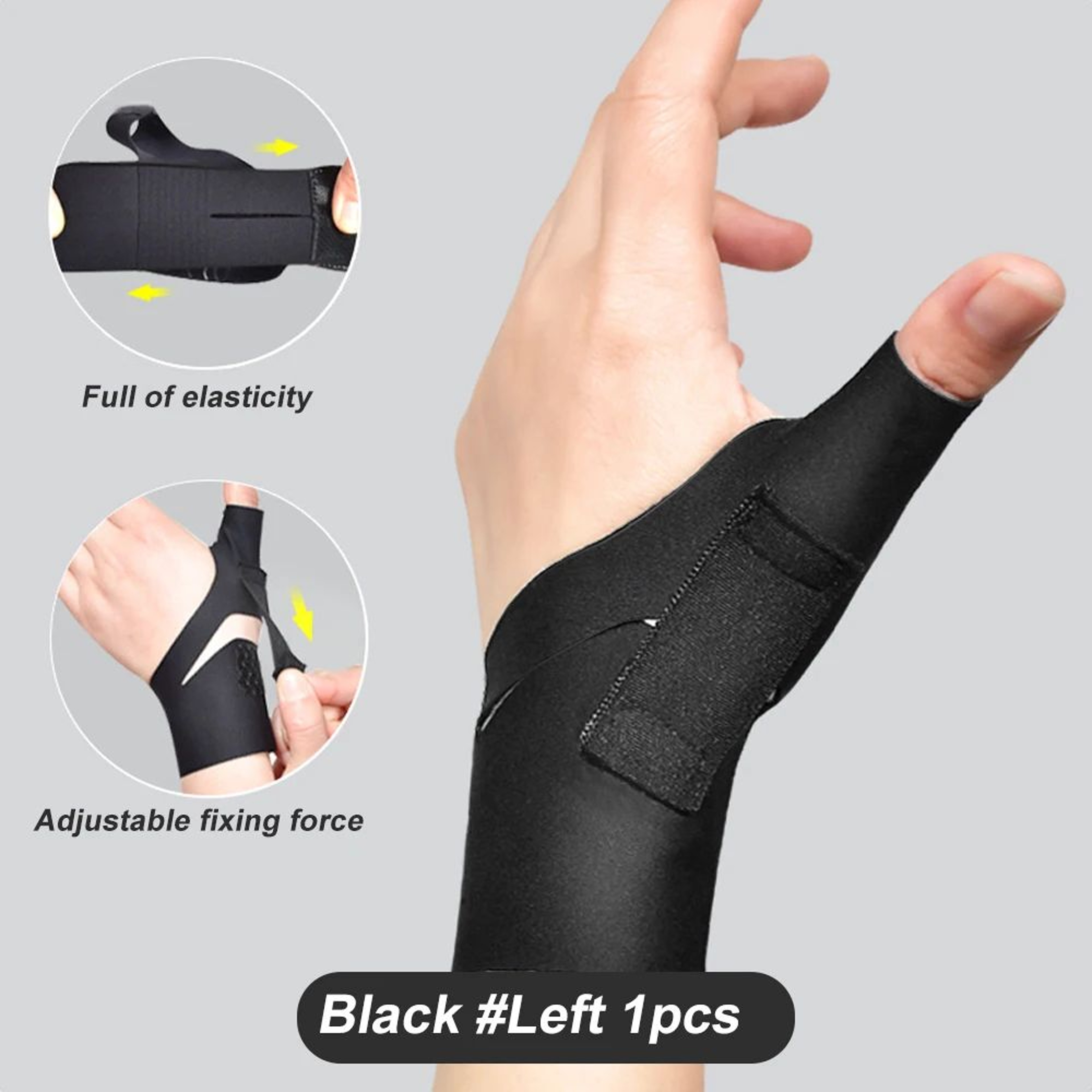 Adjustable Thumb Brace With Spica Splint Support 8