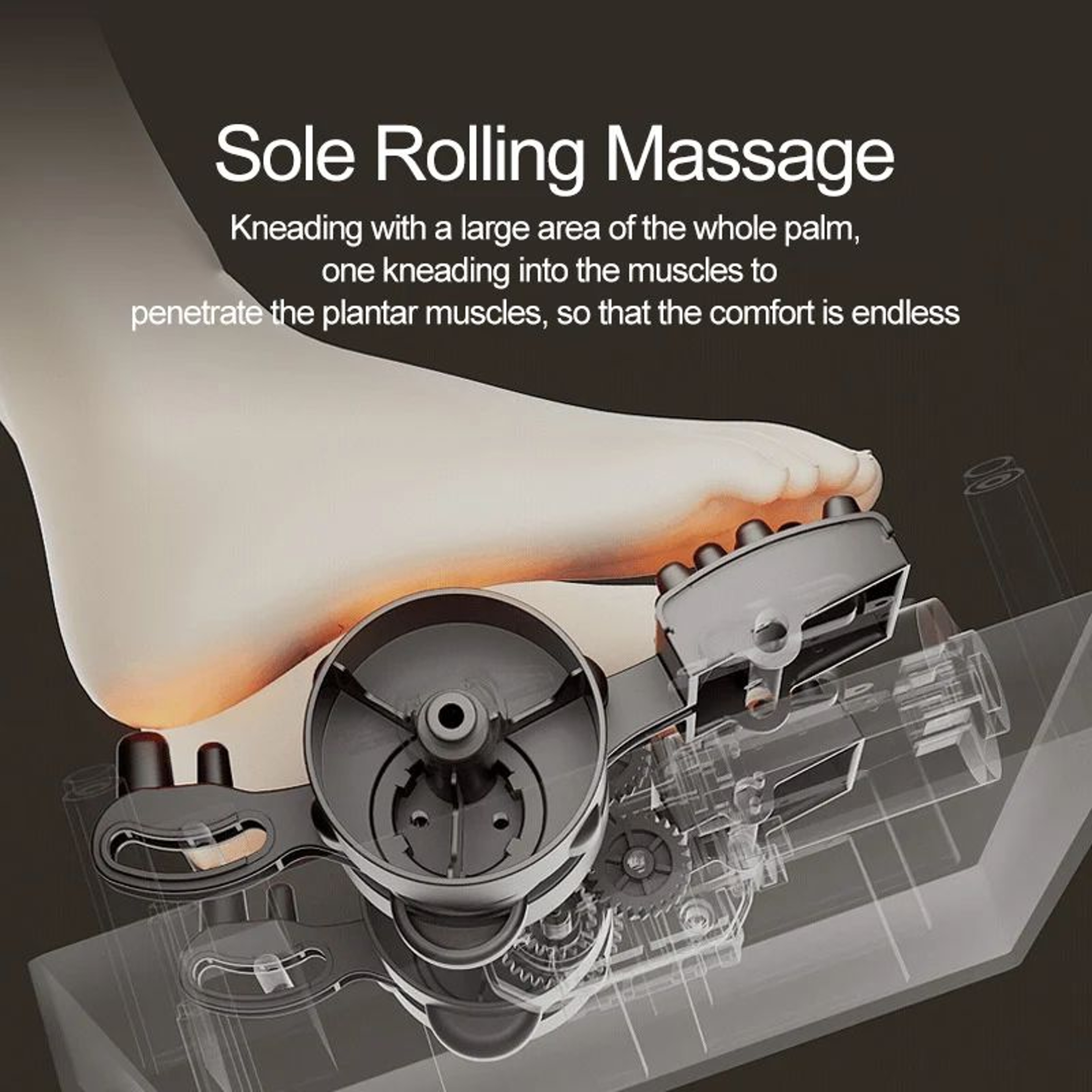 Electric Foot And Leg Massager With Heat Air Compression And Rolling Massage 5
