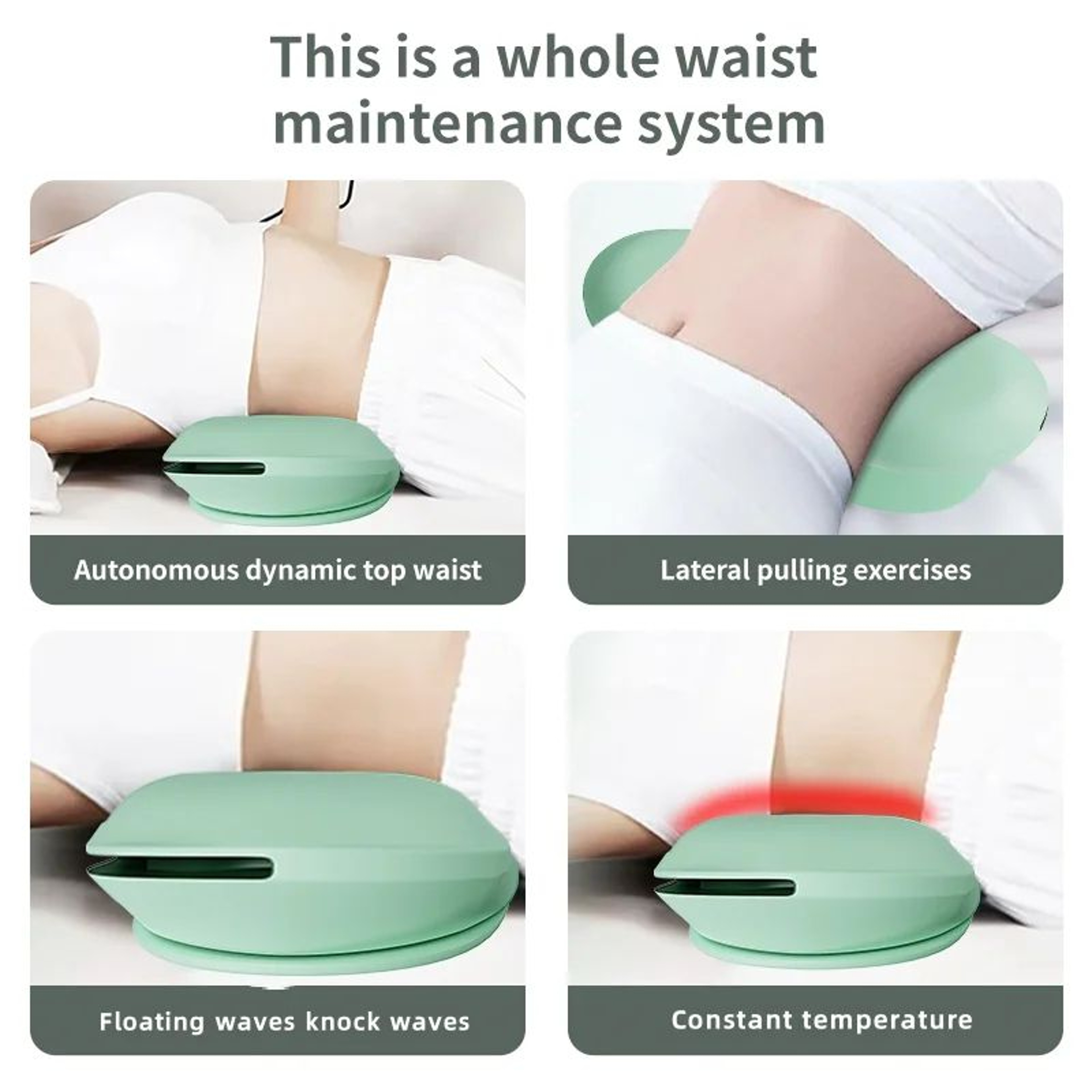 Electric Lumbar Traction Back Stretcher With Heat And Adjustable Air Compression 3