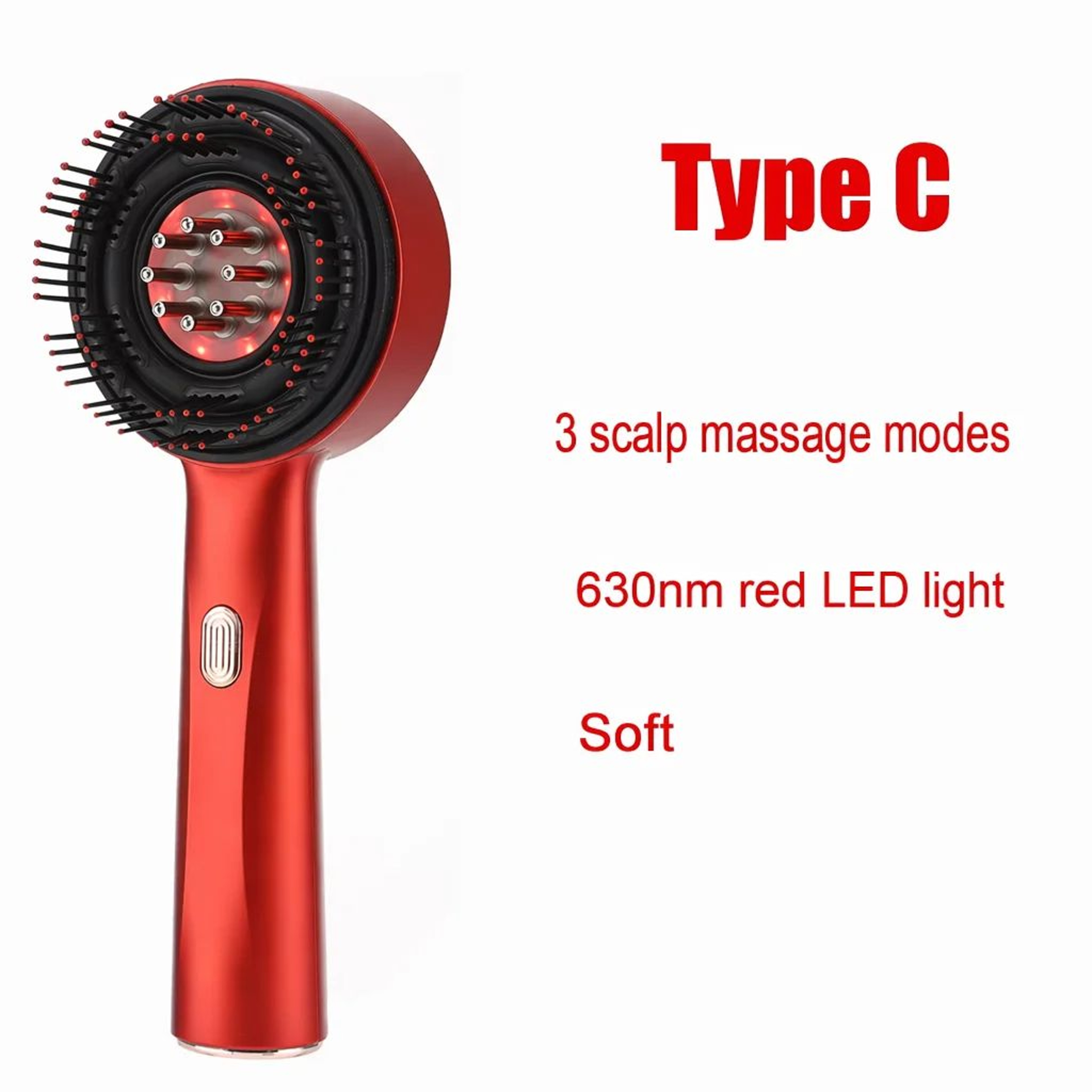 Electric Scalp Massage Comb With Red Light Hair Growth Therapy 8