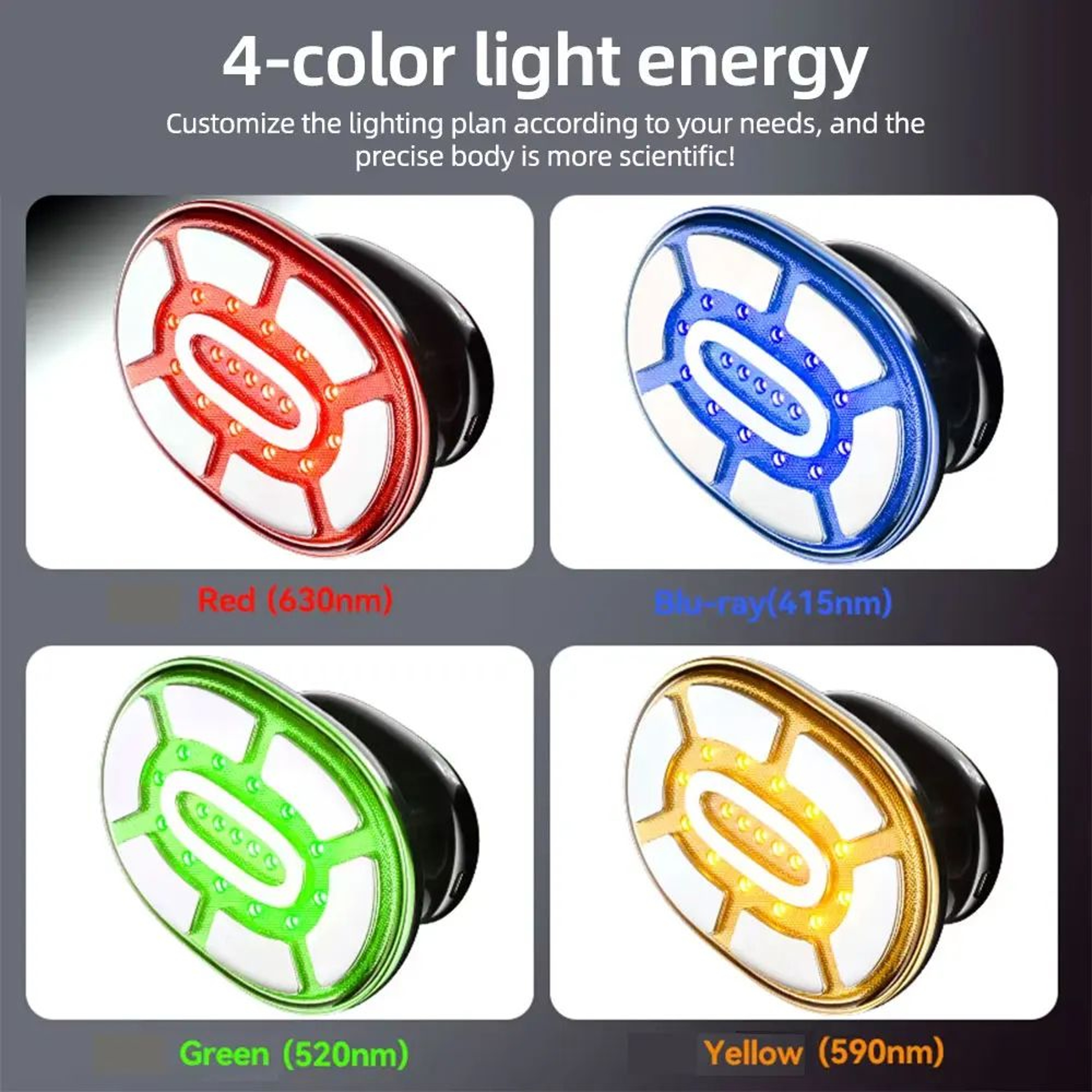 Radio Frequency Body Massager With LED Light Therapy For Skin Care 1
