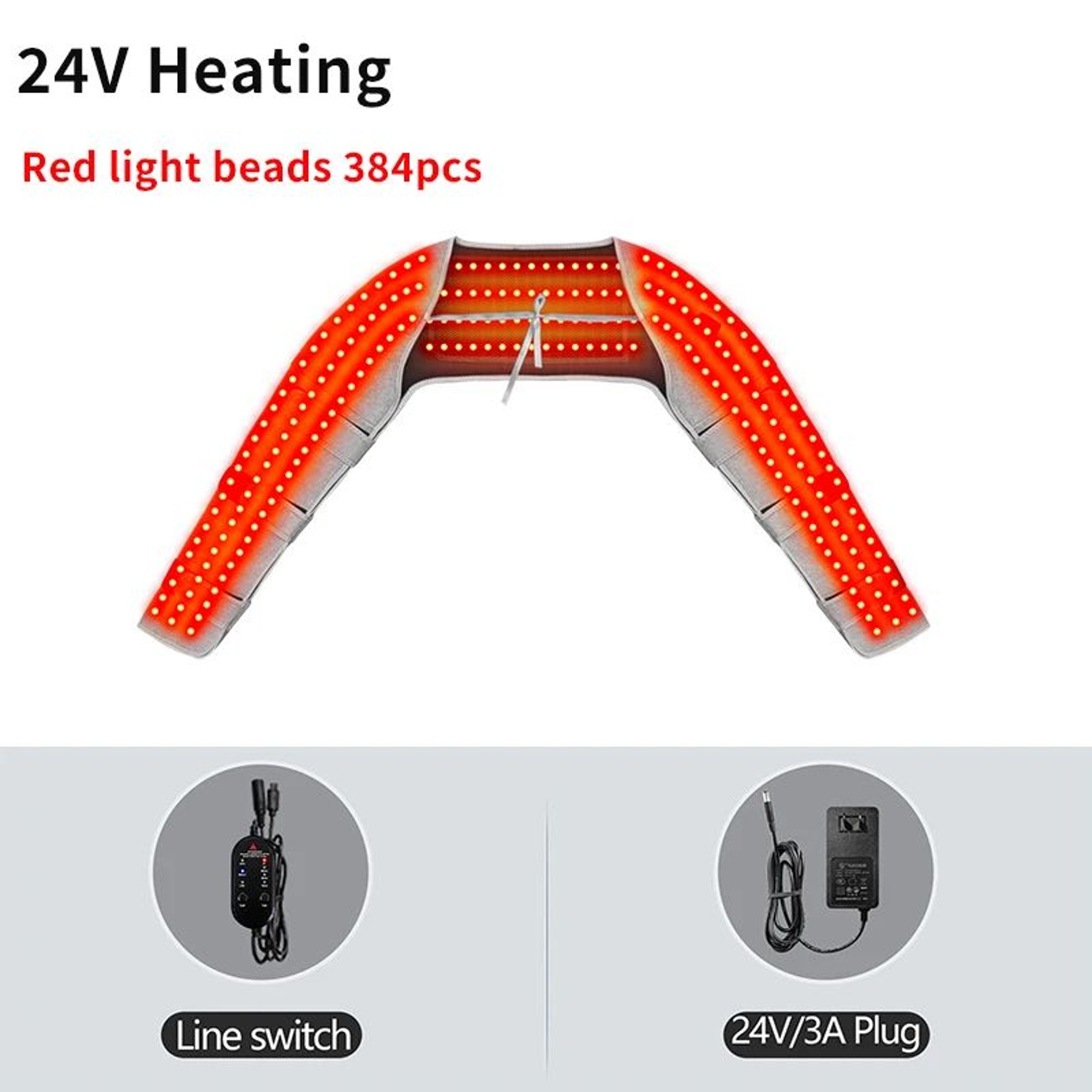 Electric Heated Shoulder Wrap With Vibration Massage 6