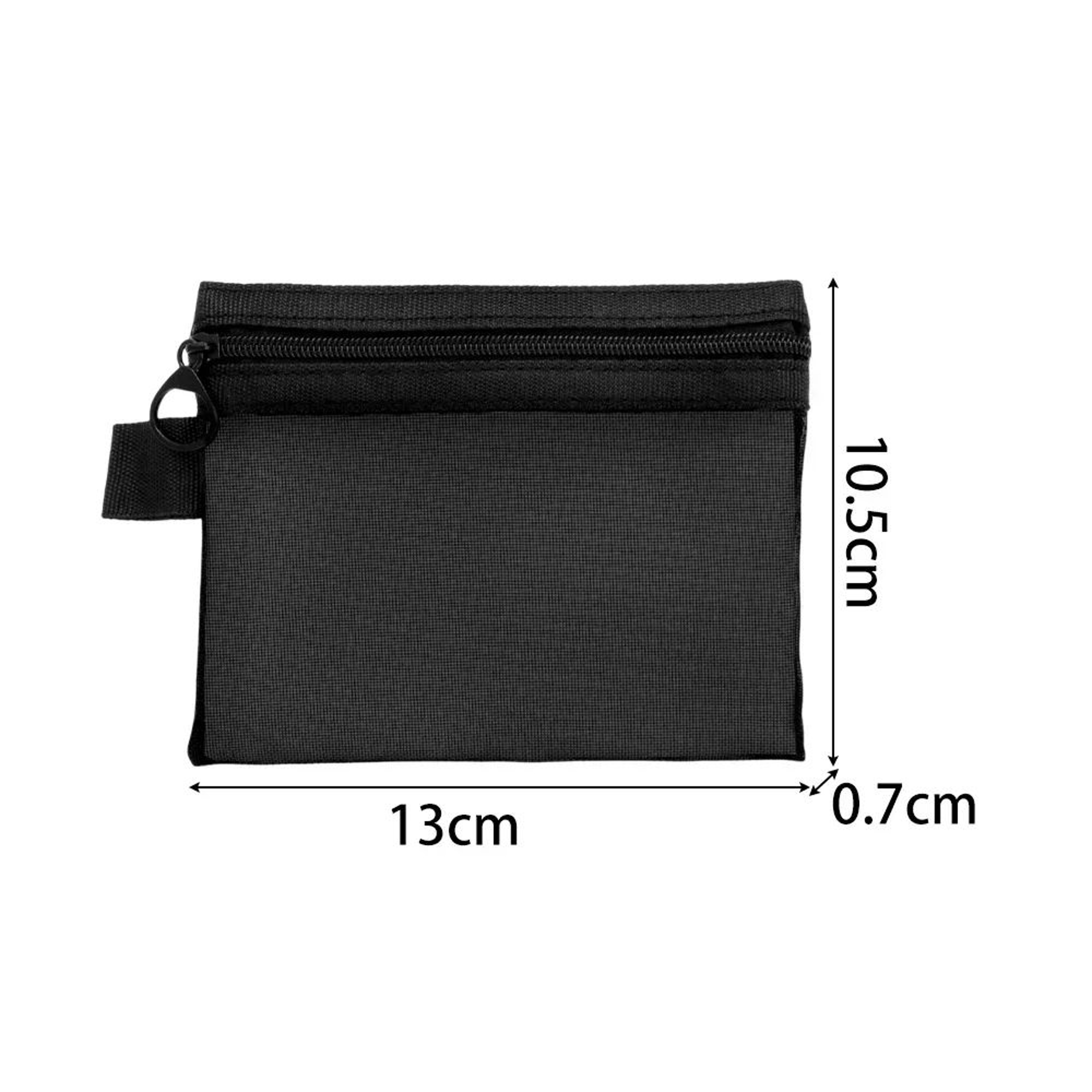 Mesh Zipper Cosmetic Storage Bag Travel Organizer Pouch 8