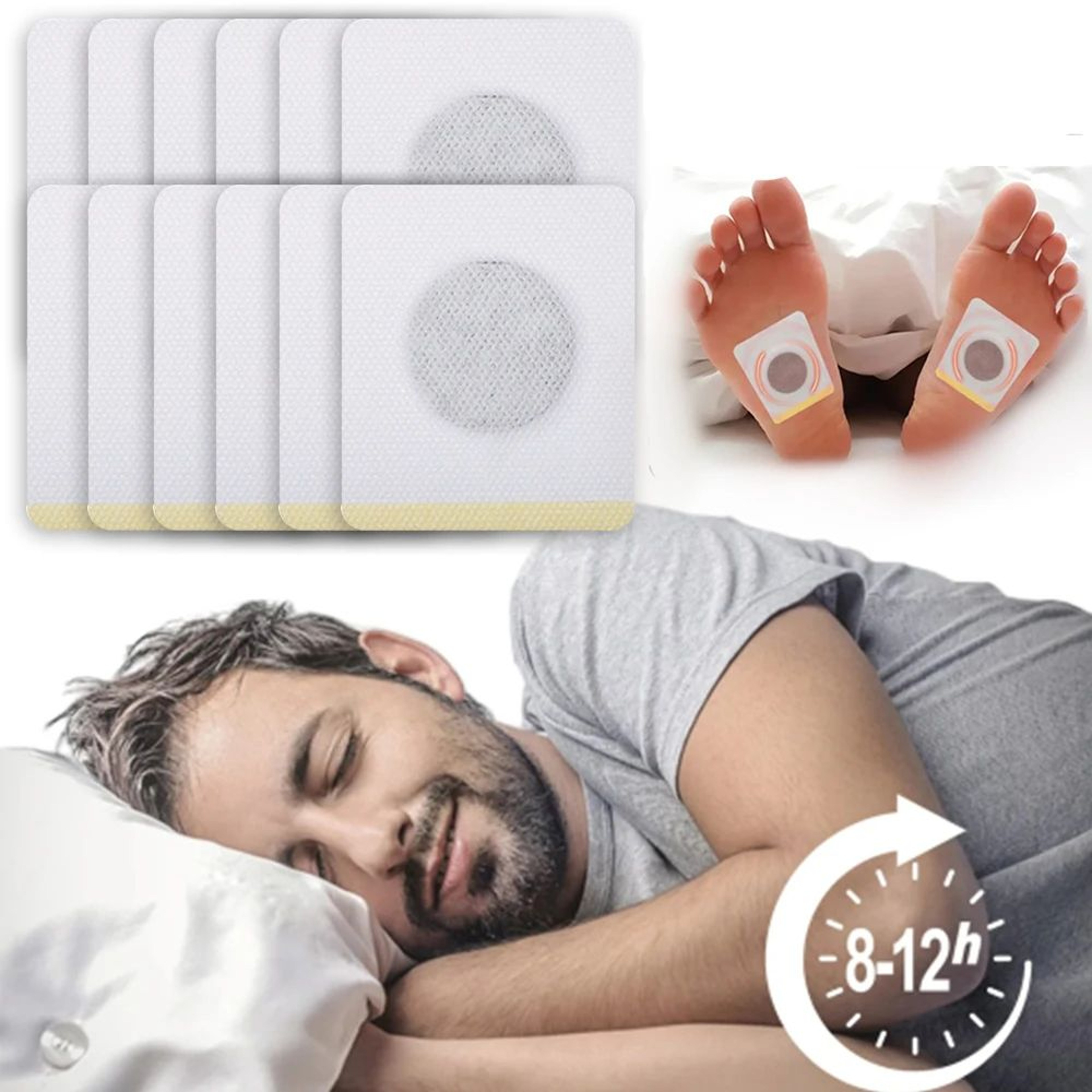 Height Growth Foot Patches Bone Support Plantar Acupoint Stickers 4