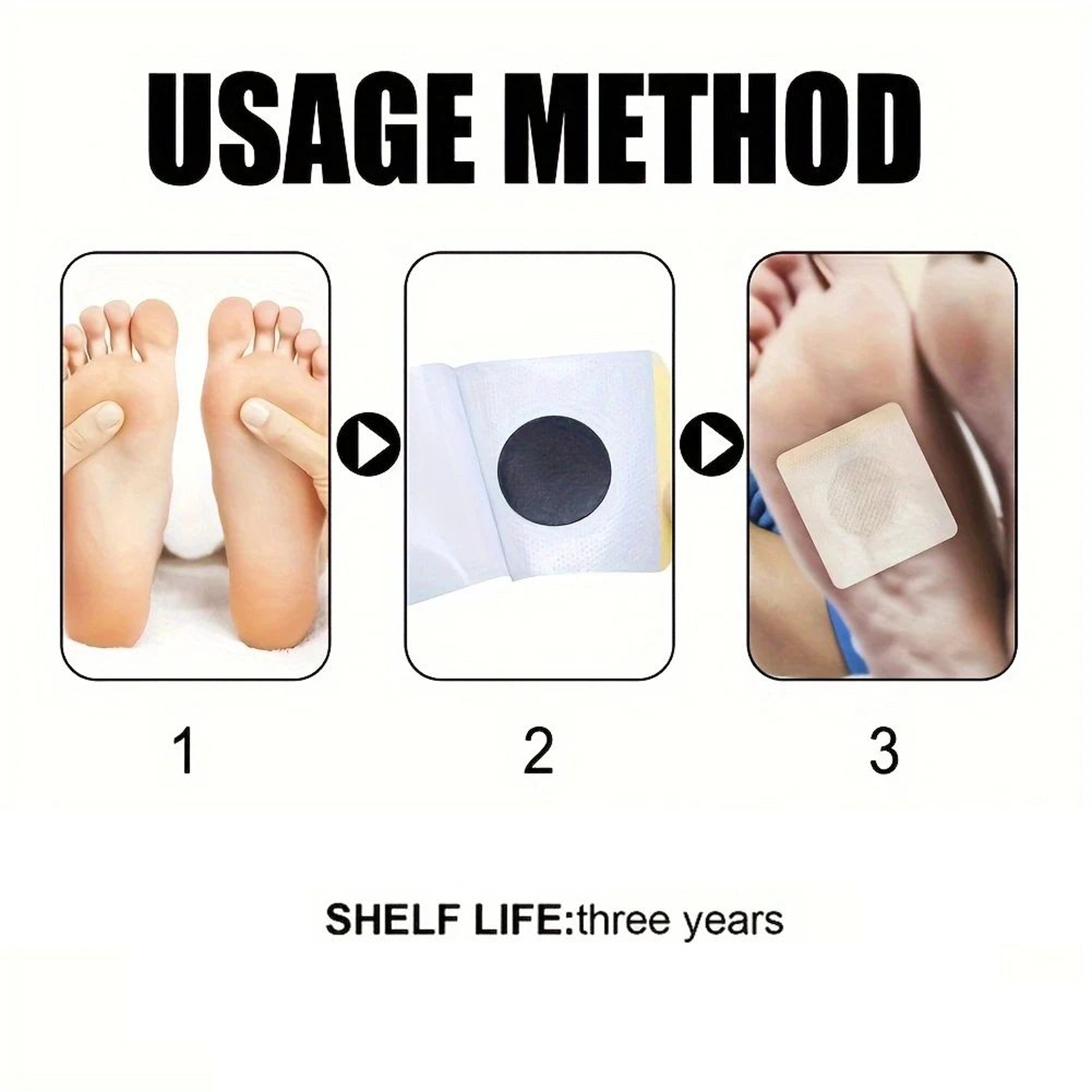 Height Growth Foot Patches Bone Support Plantar Acupoint Stickers 5