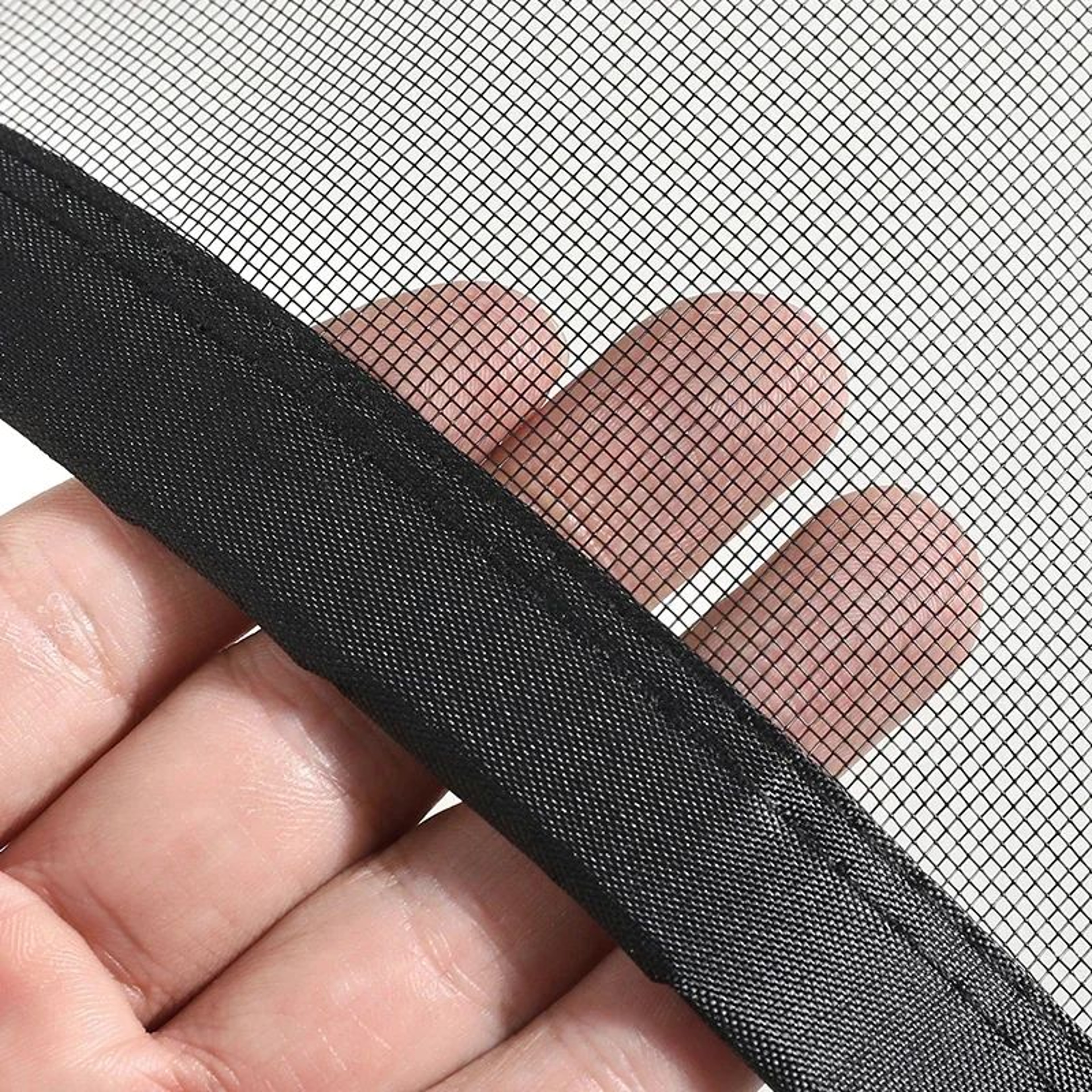 Custom Fit Black Magnetic Mosquito Window Screen 3