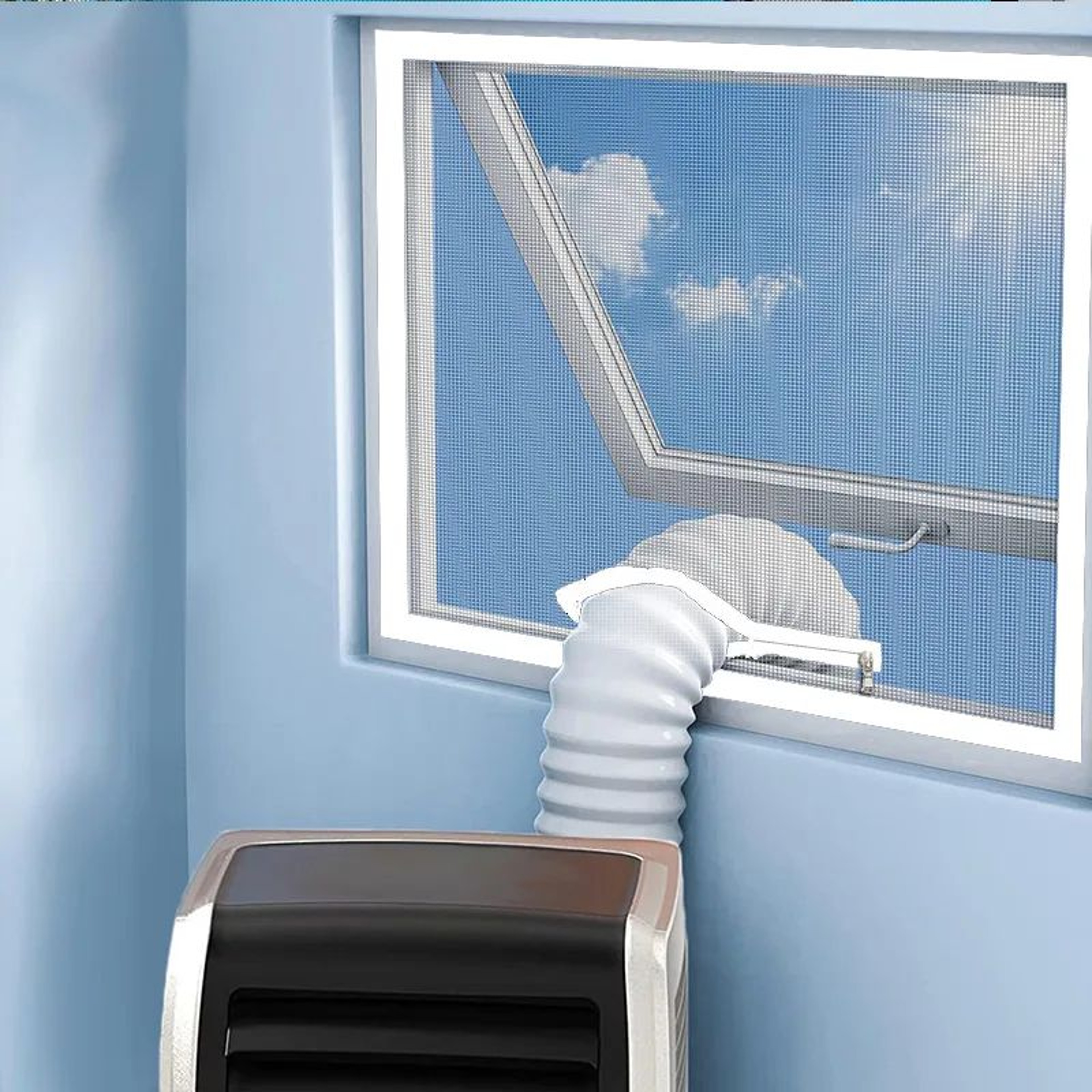 Custom Zipper Mosquito Window Screen Fiberglass Mesh 1