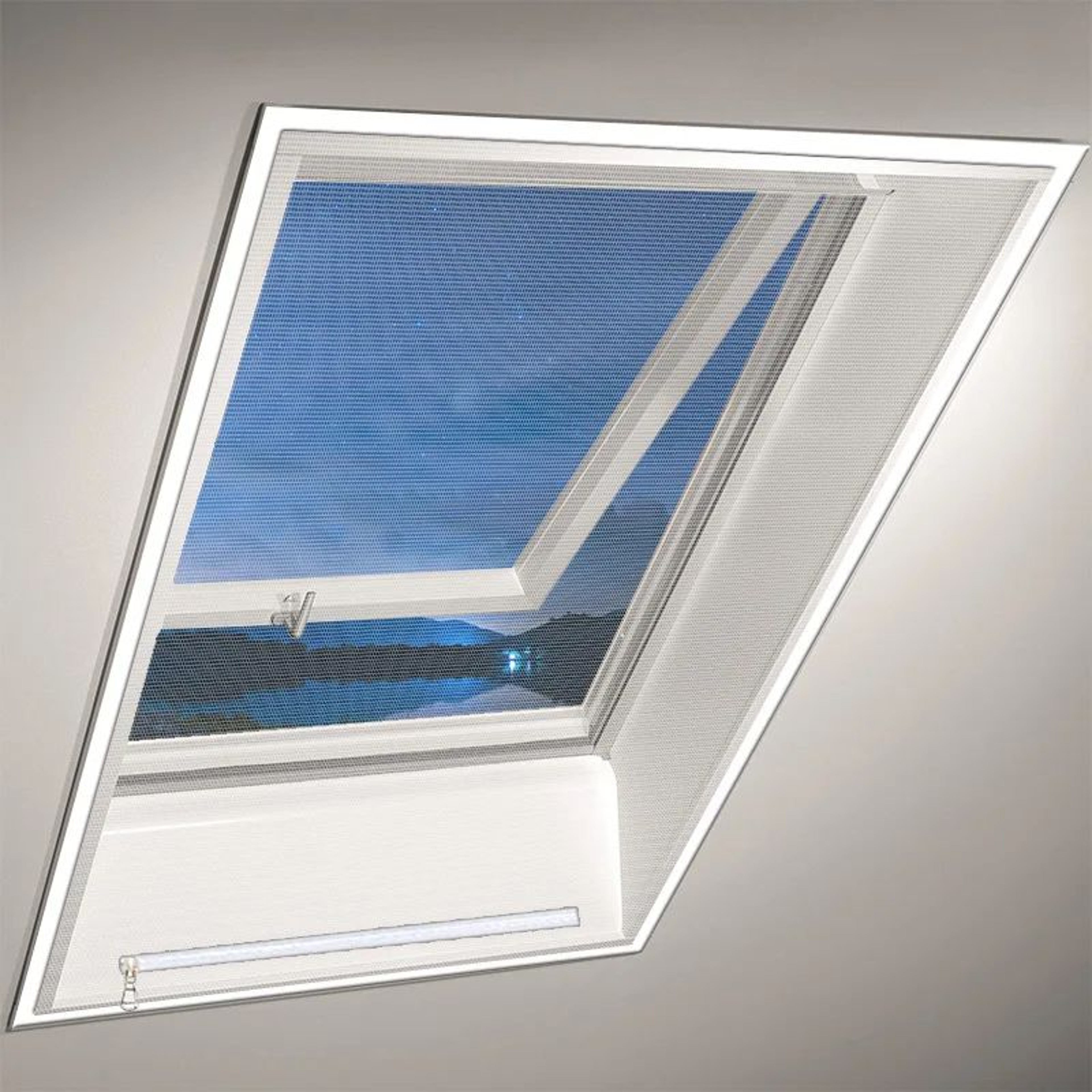 Custom Zipper Mosquito Window Screen Fiberglass Mesh 4