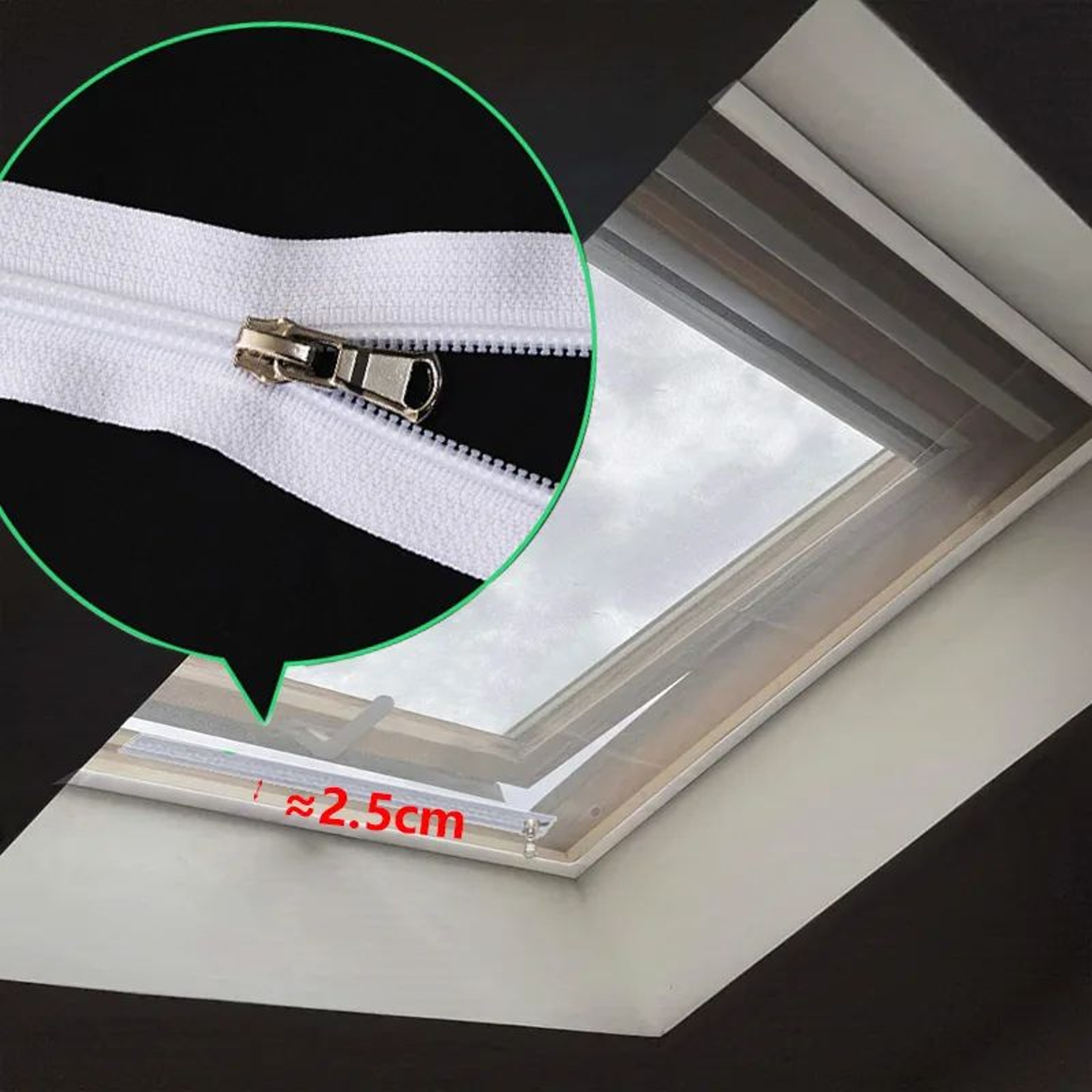 Custom Zipper Mosquito Window Screen Fiberglass Mesh 3