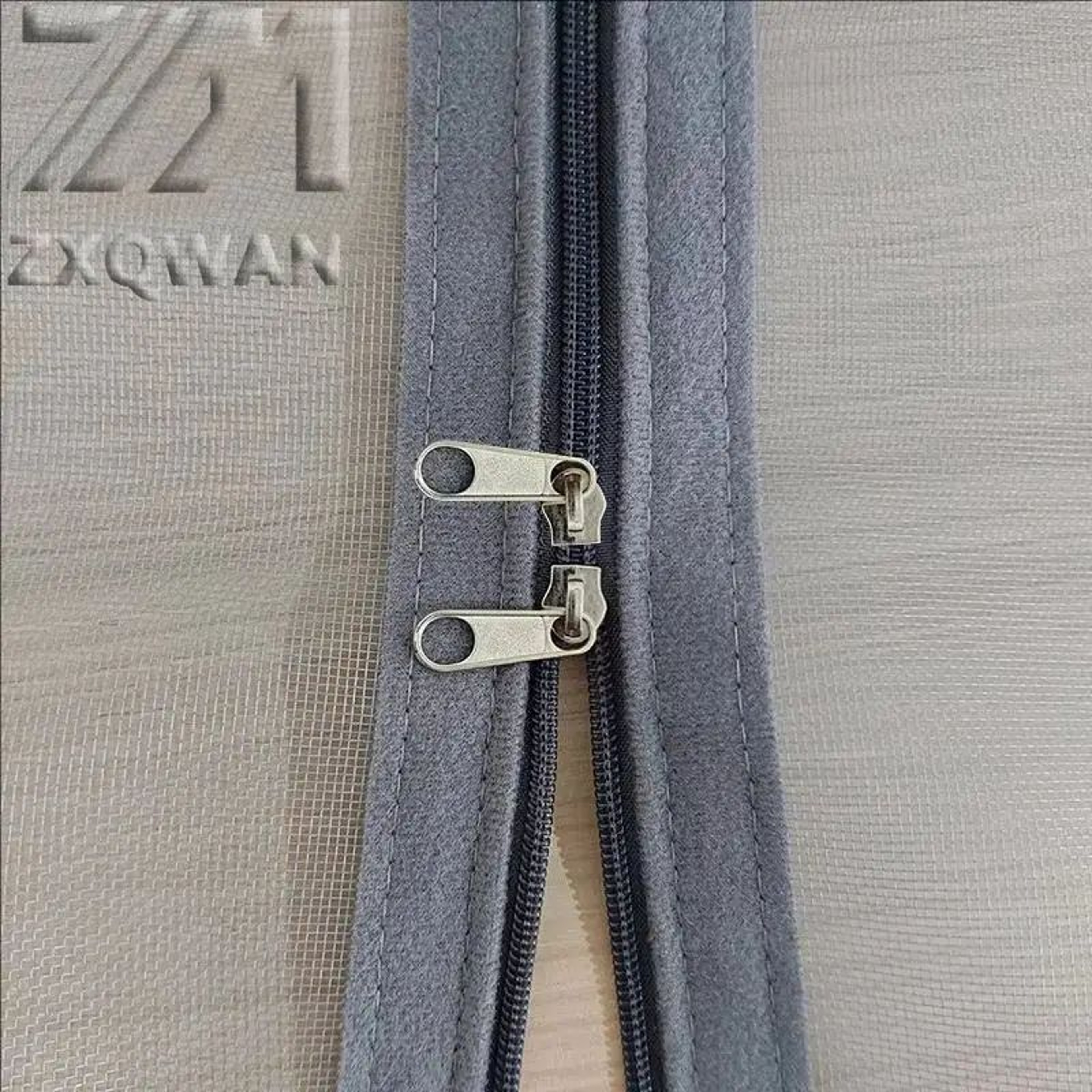 Custom Curved Window Mosquito Screen Zipper Insect Mesh 2