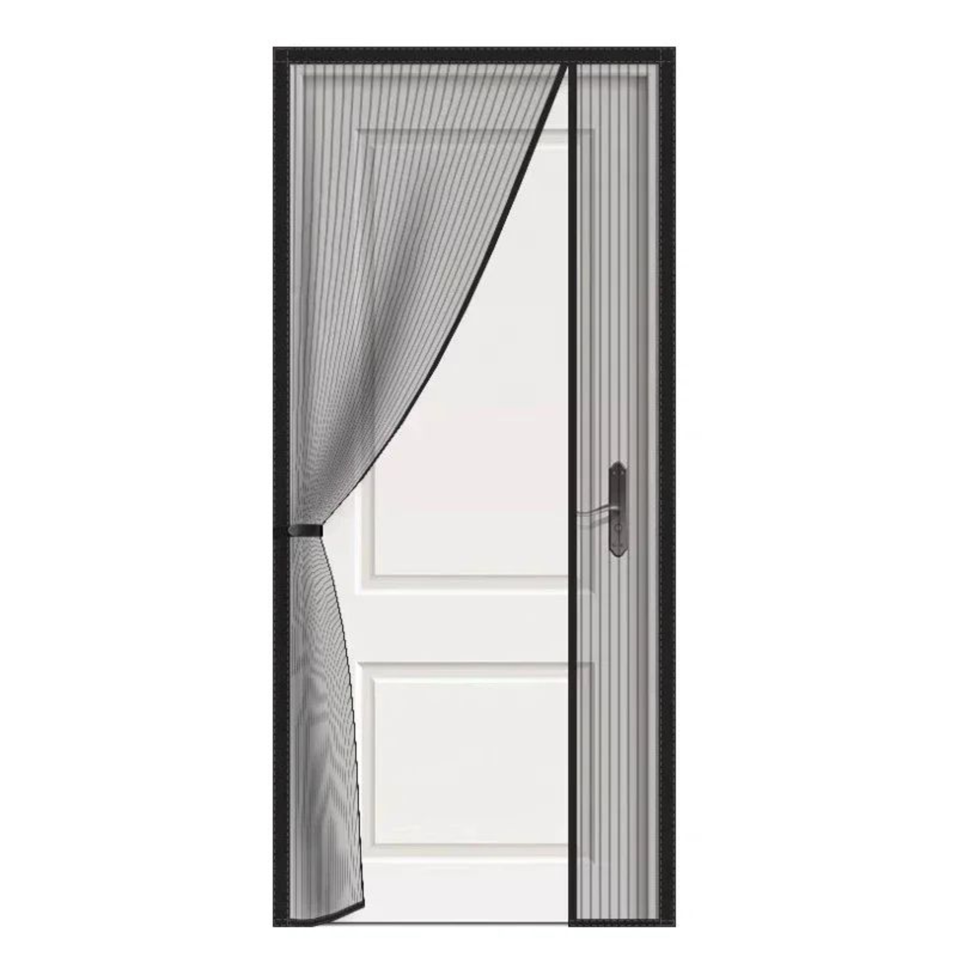 Custom Magnetic Mosquito Door Curtain Self Closing Mesh 7