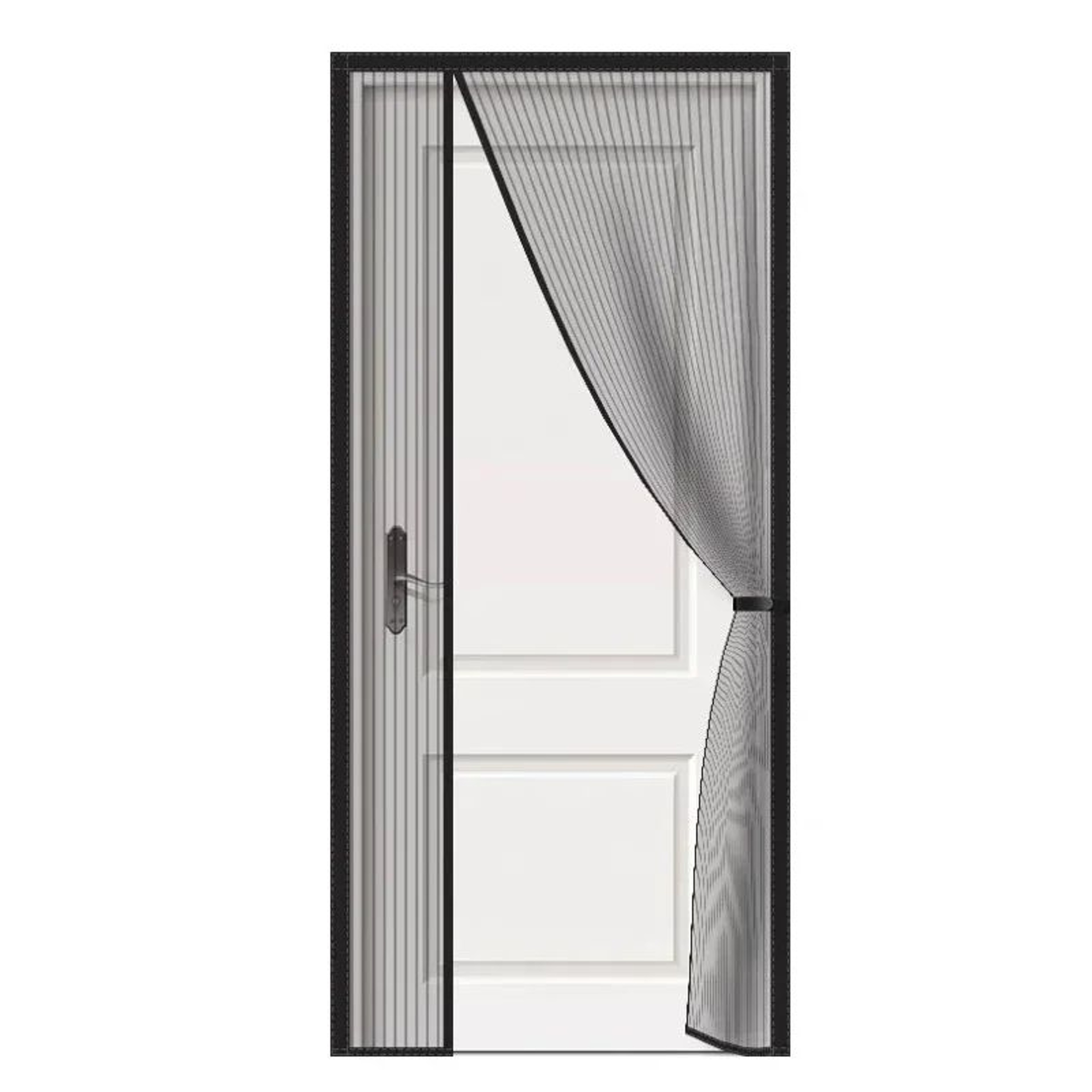 Custom Magnetic Mosquito Door Curtain Self Closing Mesh 6