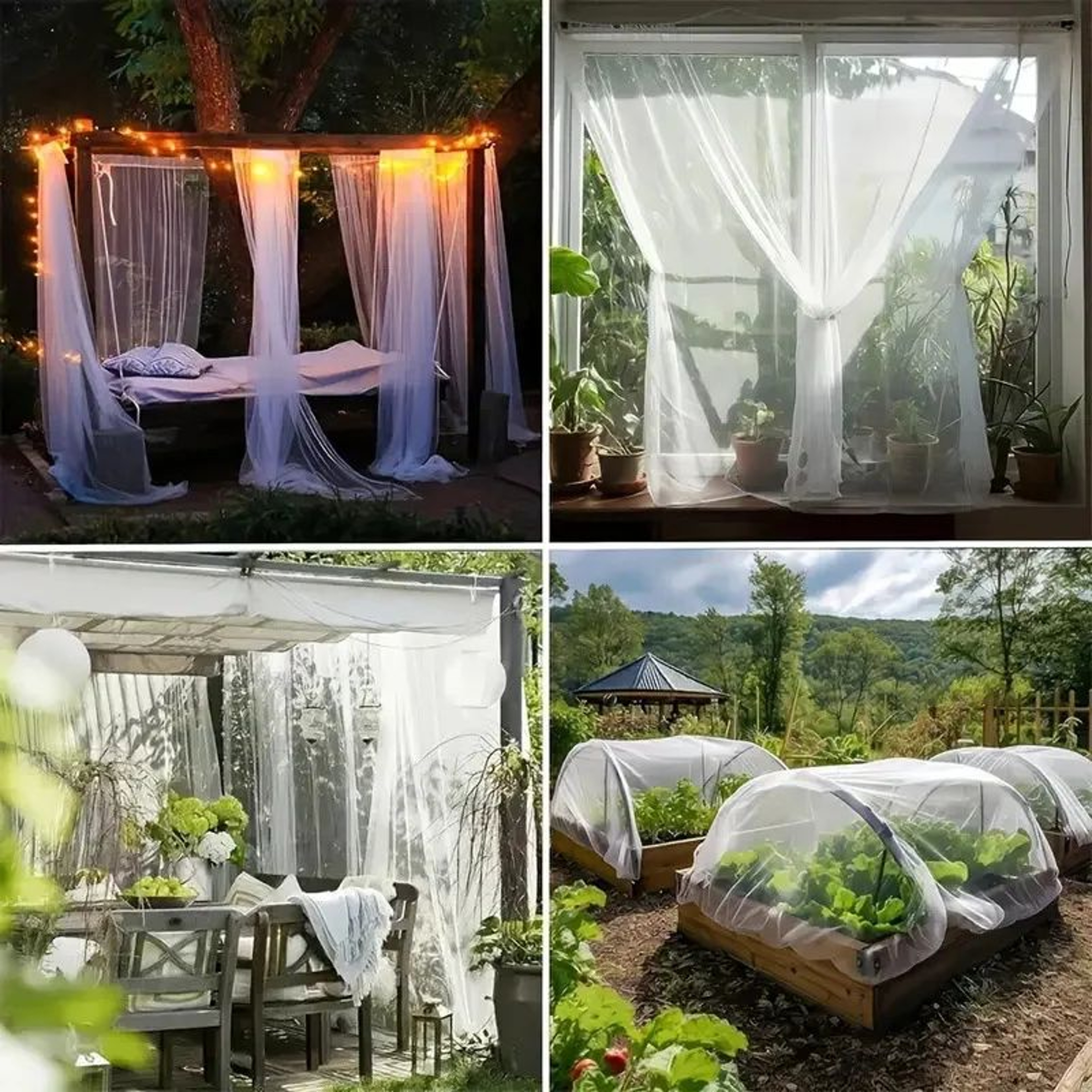 Outdoor Garden Plant Protection Insect Net 5