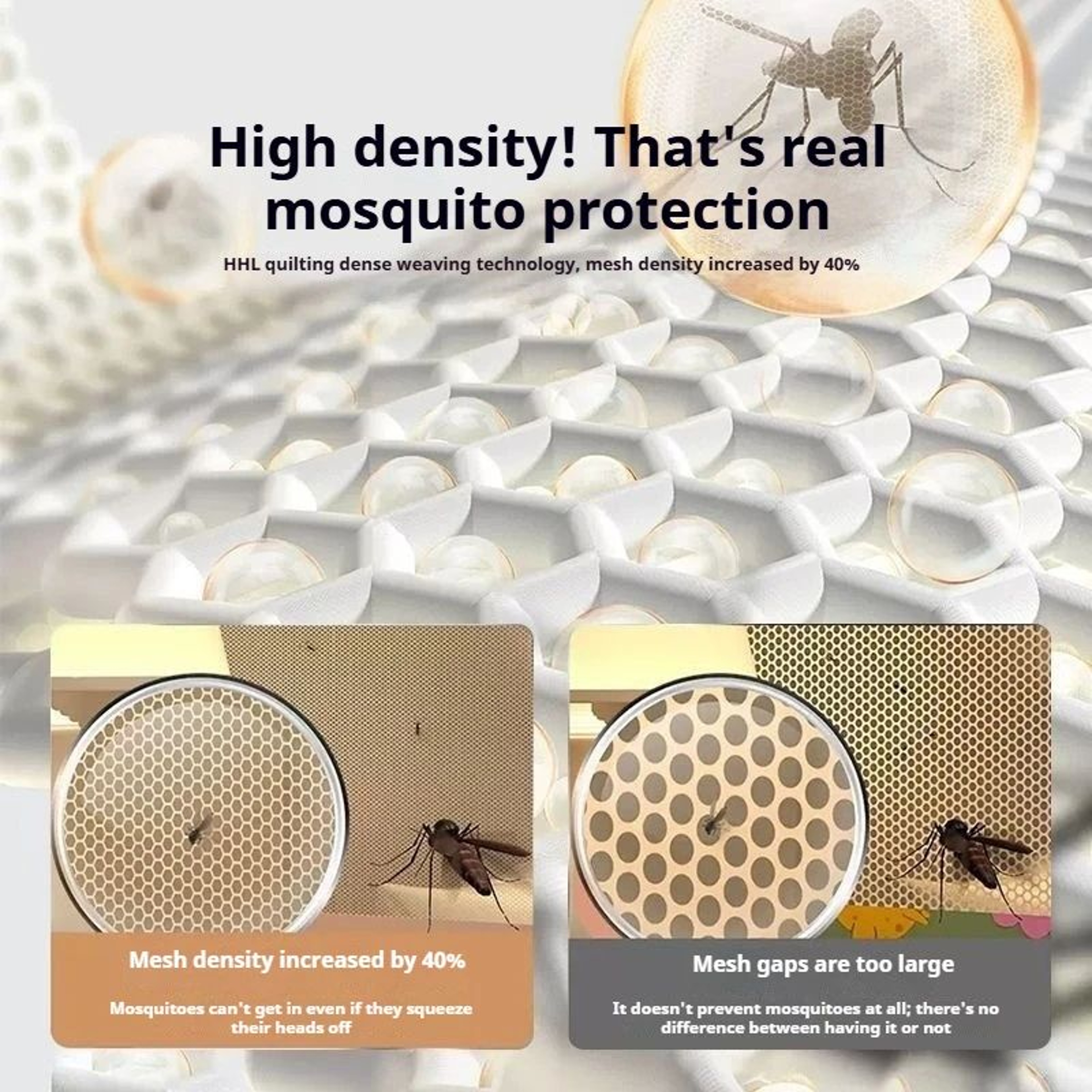 Thickened Yurt Bed Mosquito Net With Frame 3