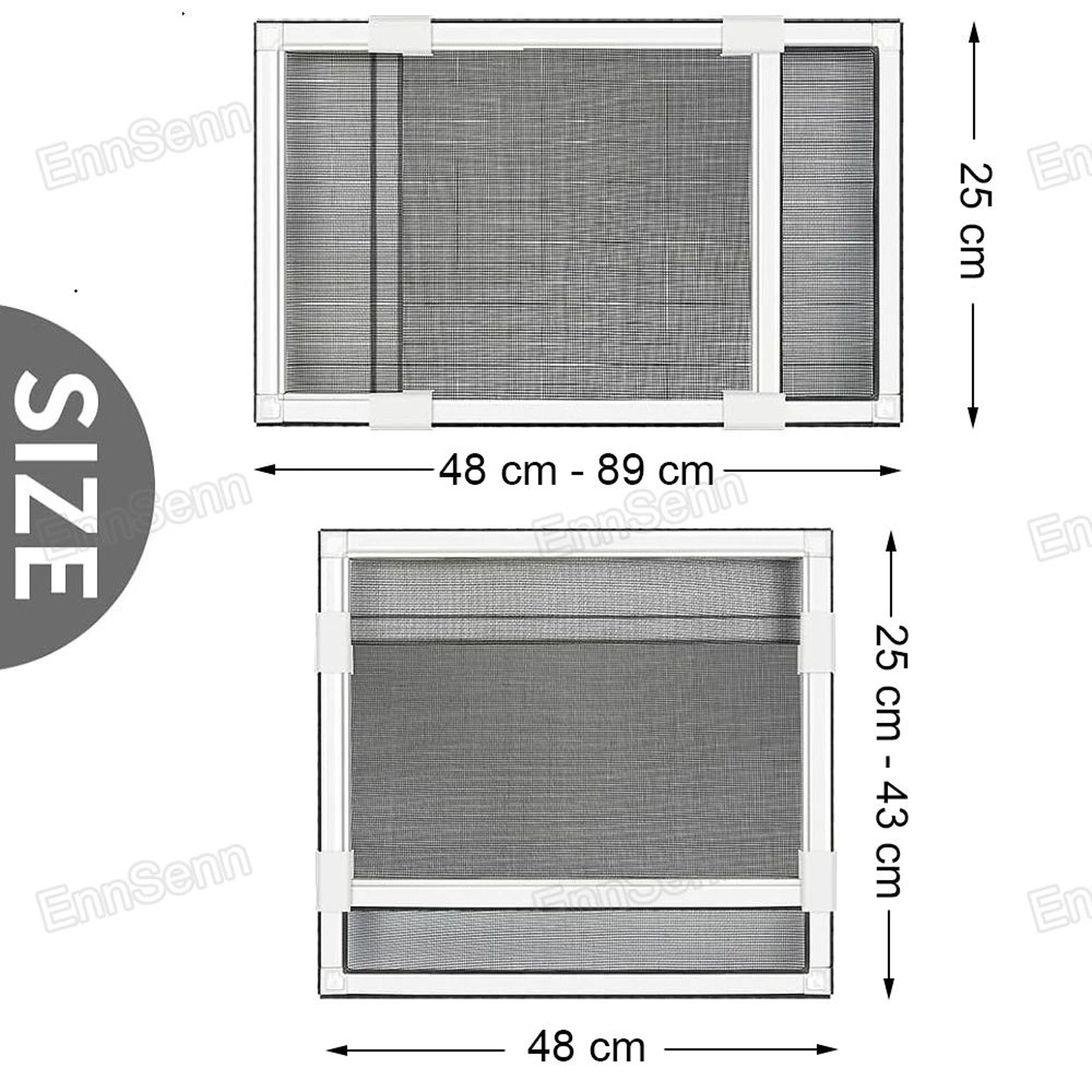 Expandable Adjustable Window Screen Mosquito Mesh 7