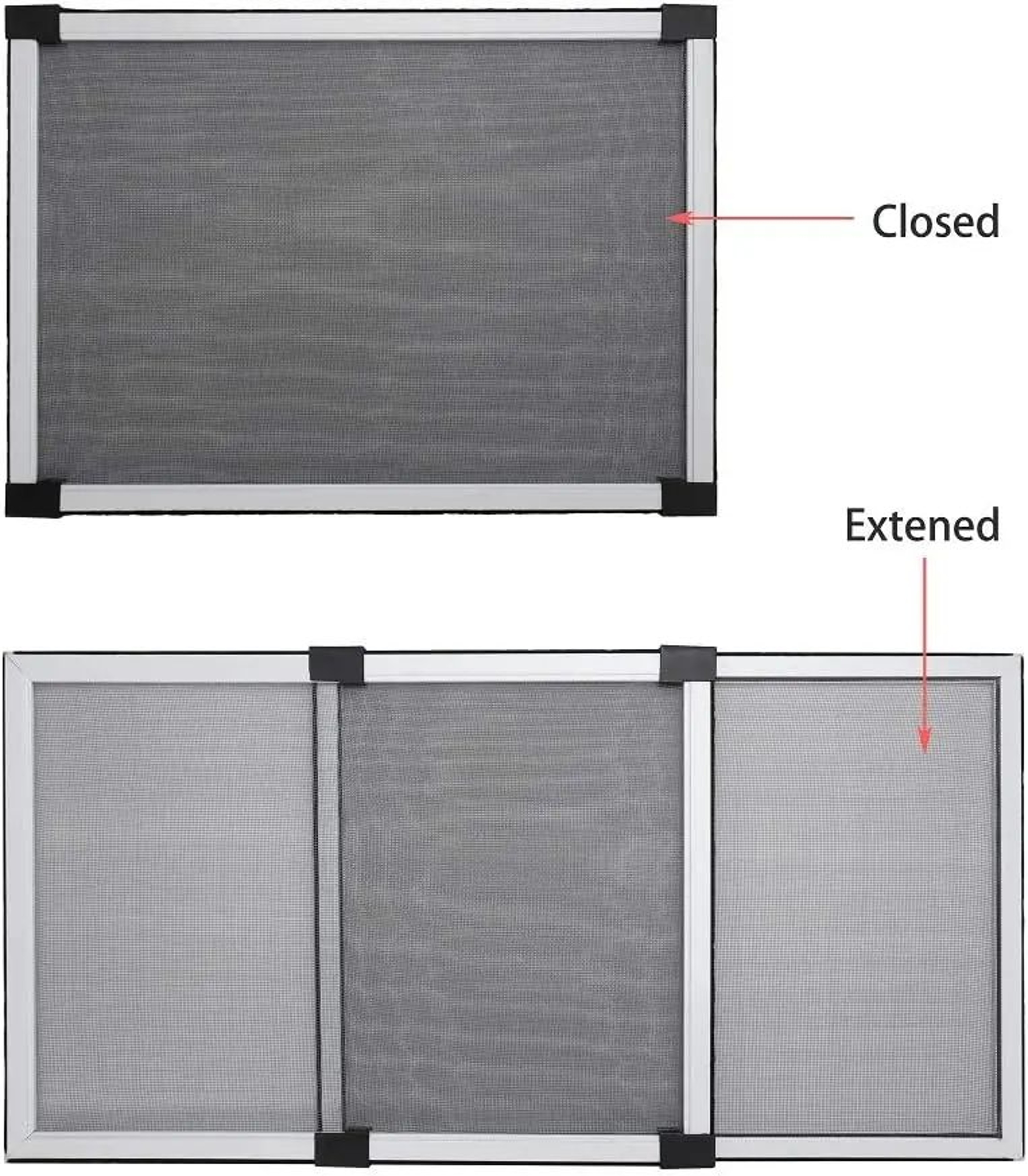 Expandable Adjustable Window Screen Mosquito Mesh 1