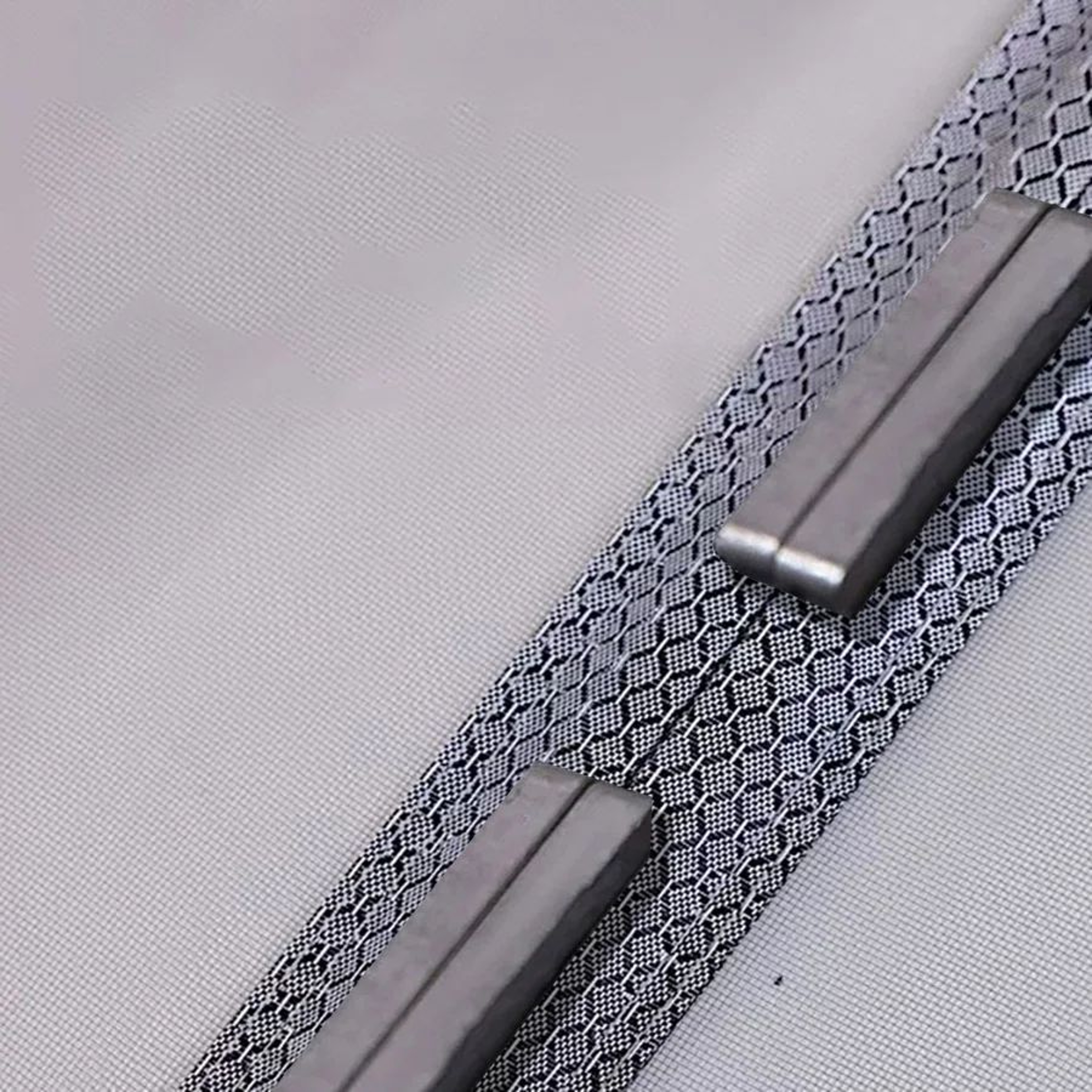 Gray Magnetic Mosquito Screen Door Curtain 2