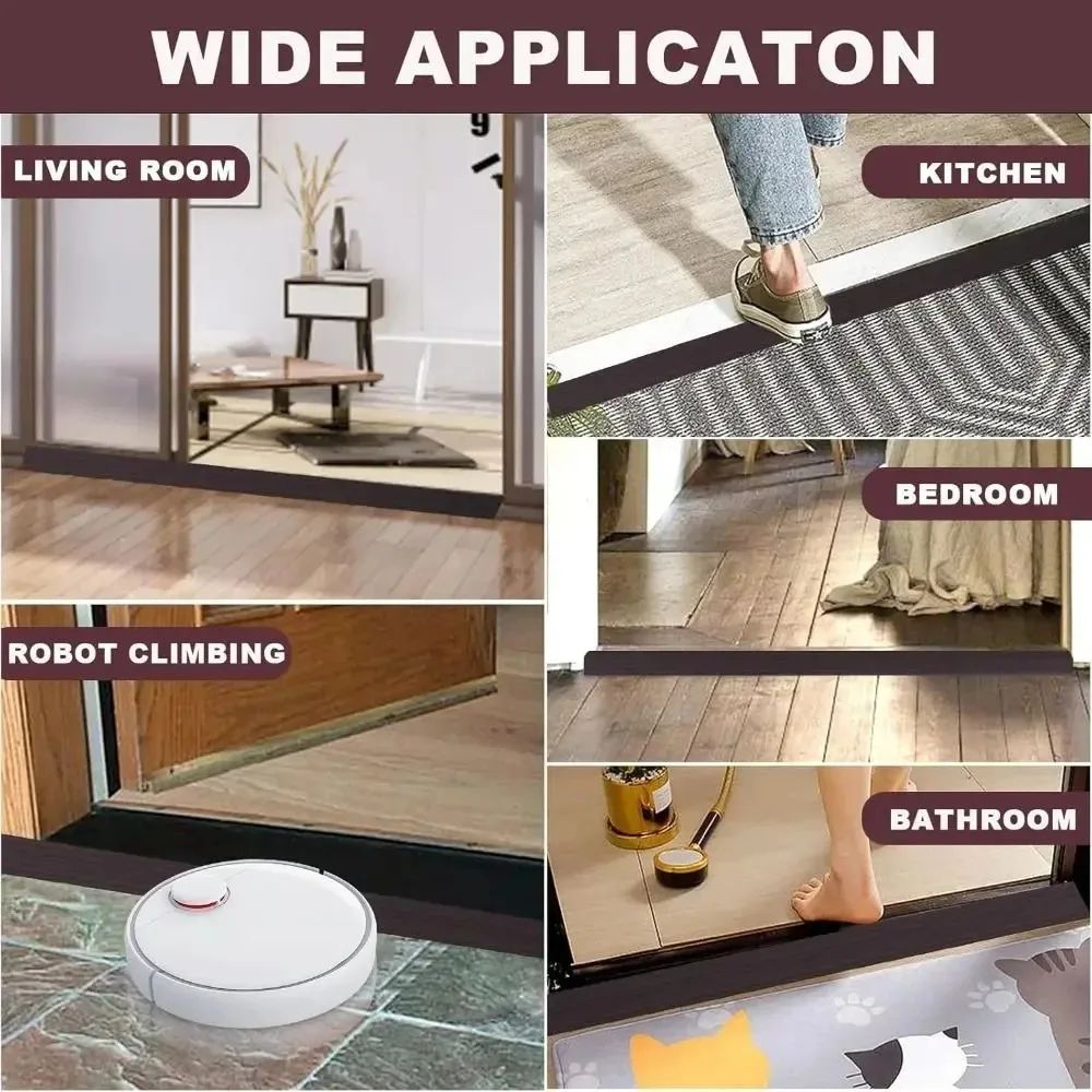 Self Adhesive Carpet To Tile Transition Strip 5