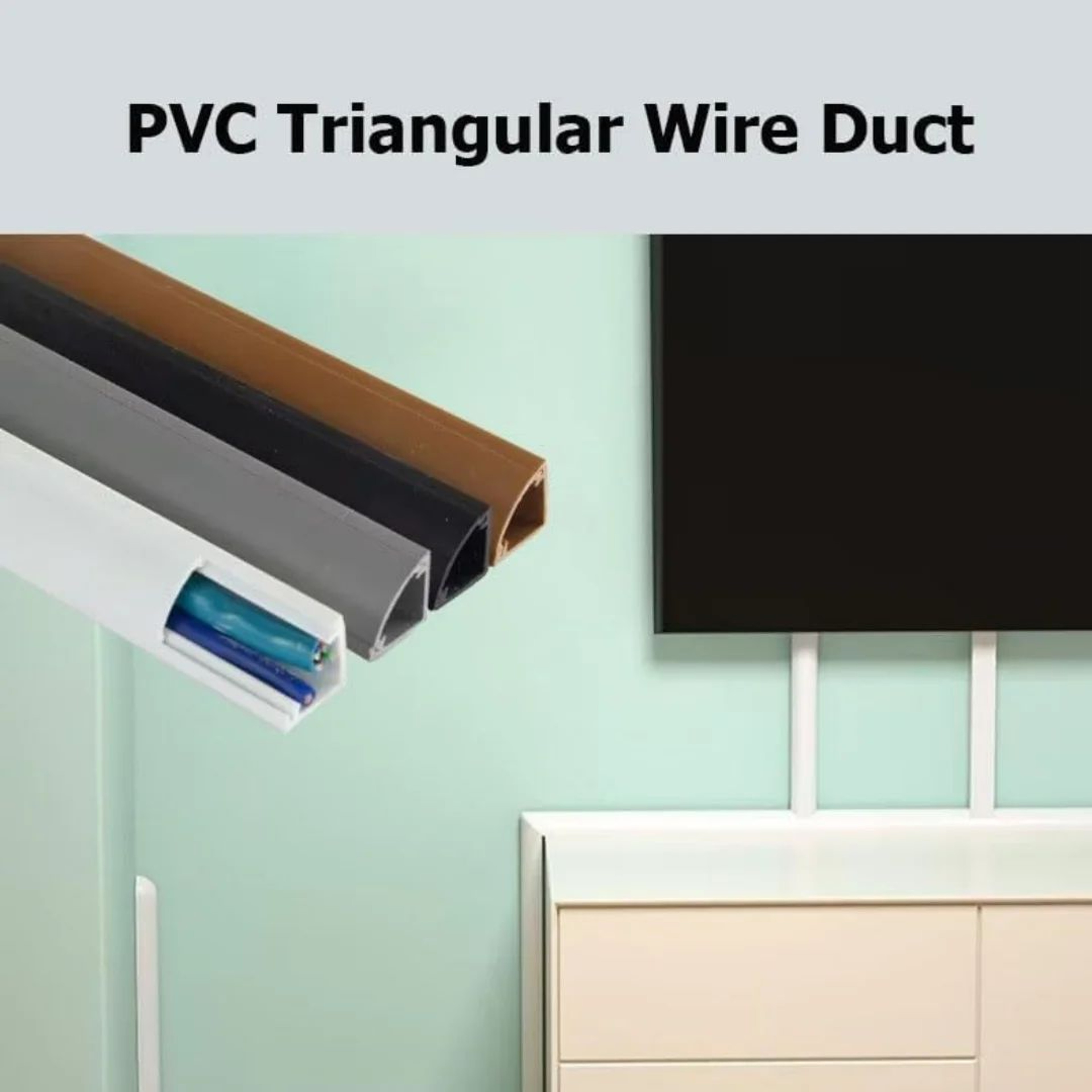 V Type Corner Cable Hider Raceway 1