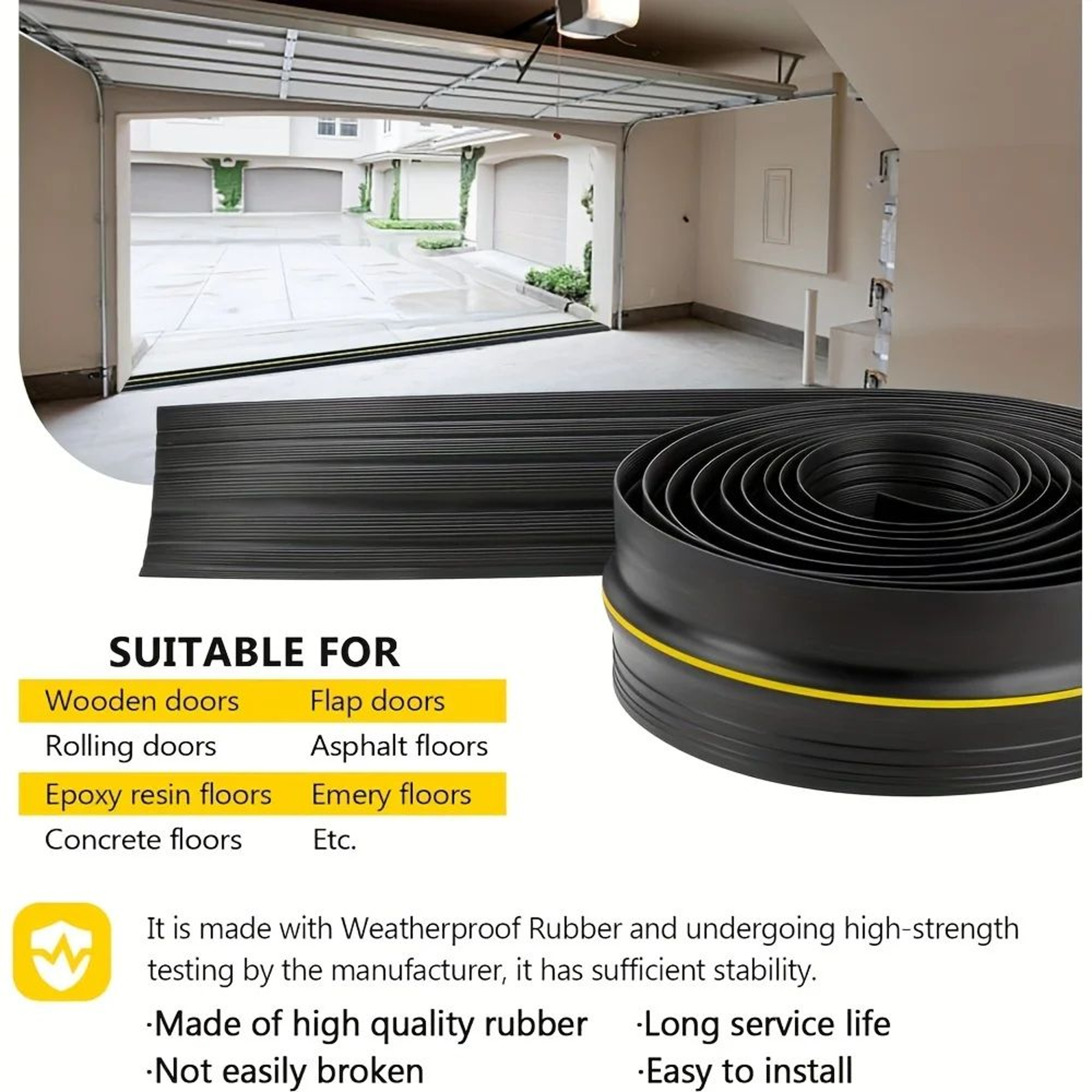 Universal Garage Door Threshold Seal 5