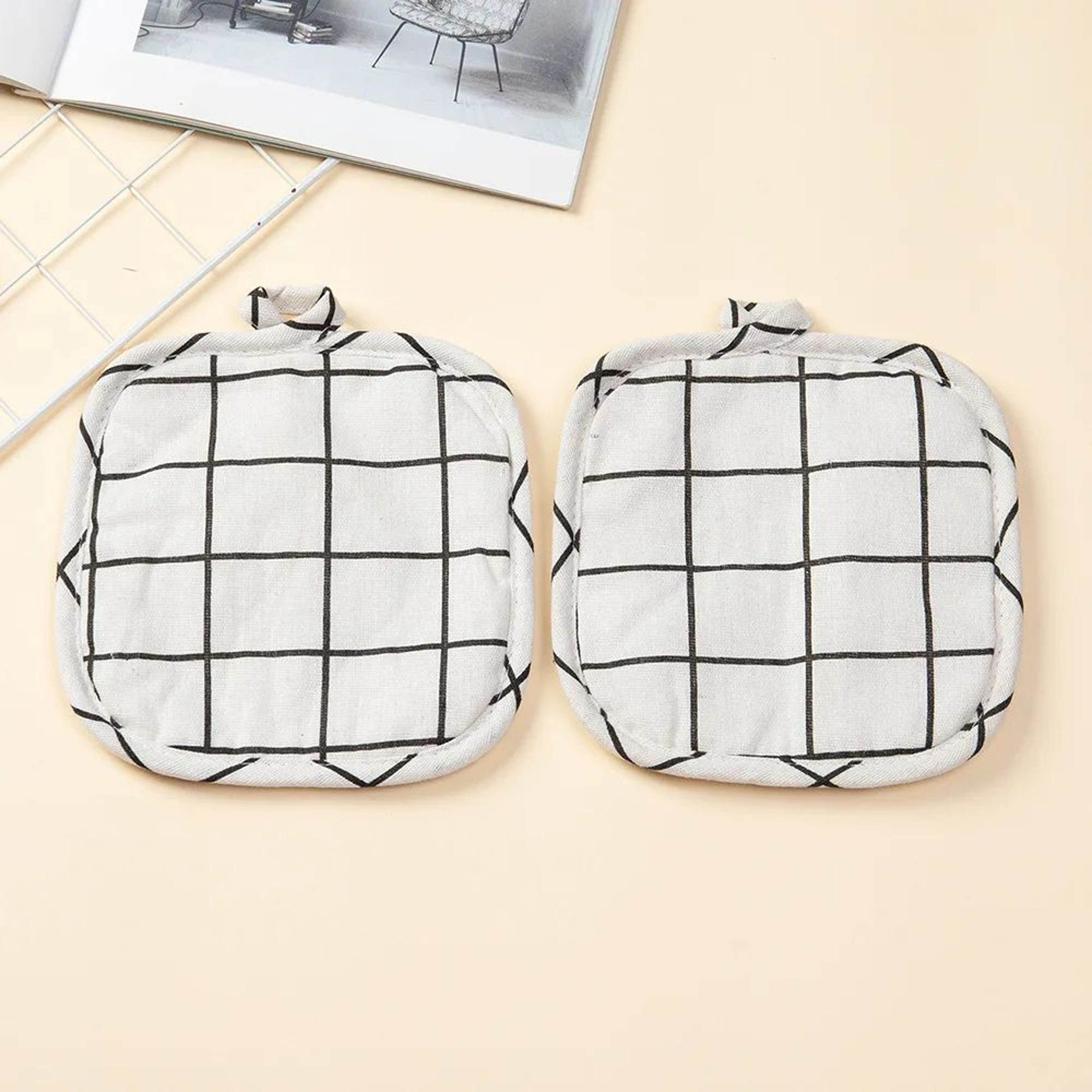 Cotton Heat Resistant Pot Holder And Hot Pad 11