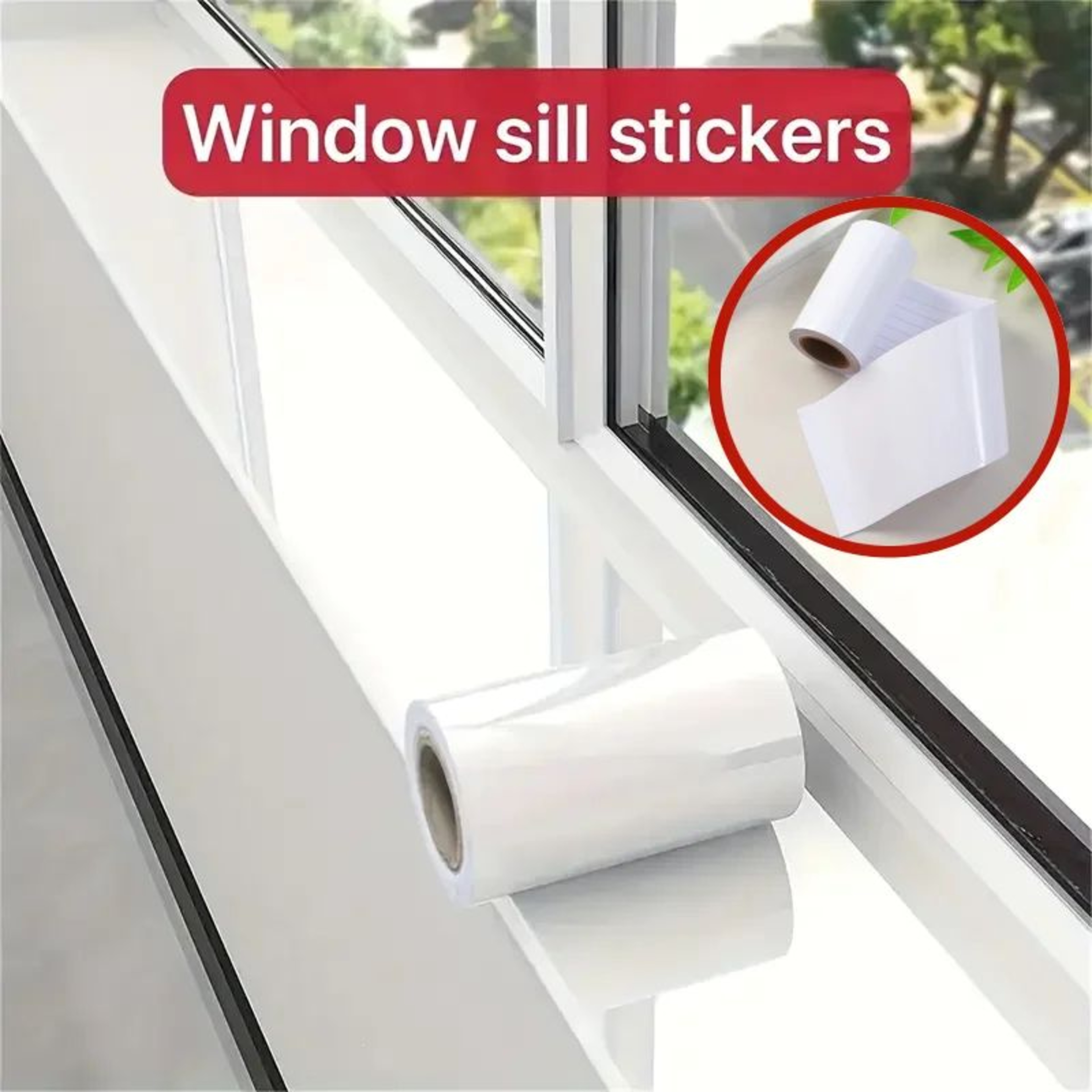 White Self Adhesive Baseboard Trim Glossy Wall Border 0