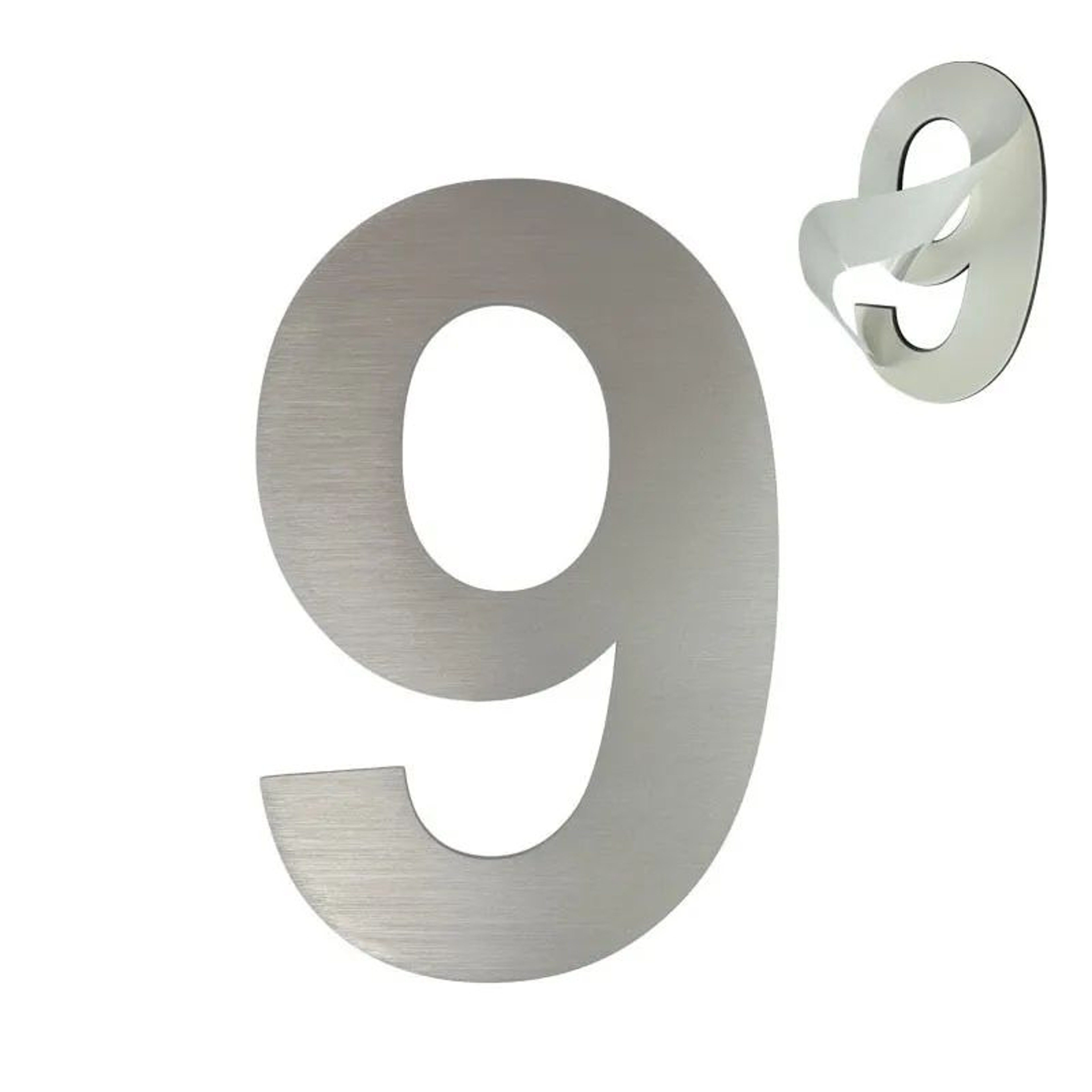 Self Adhesive Stainless Steel House Number 15