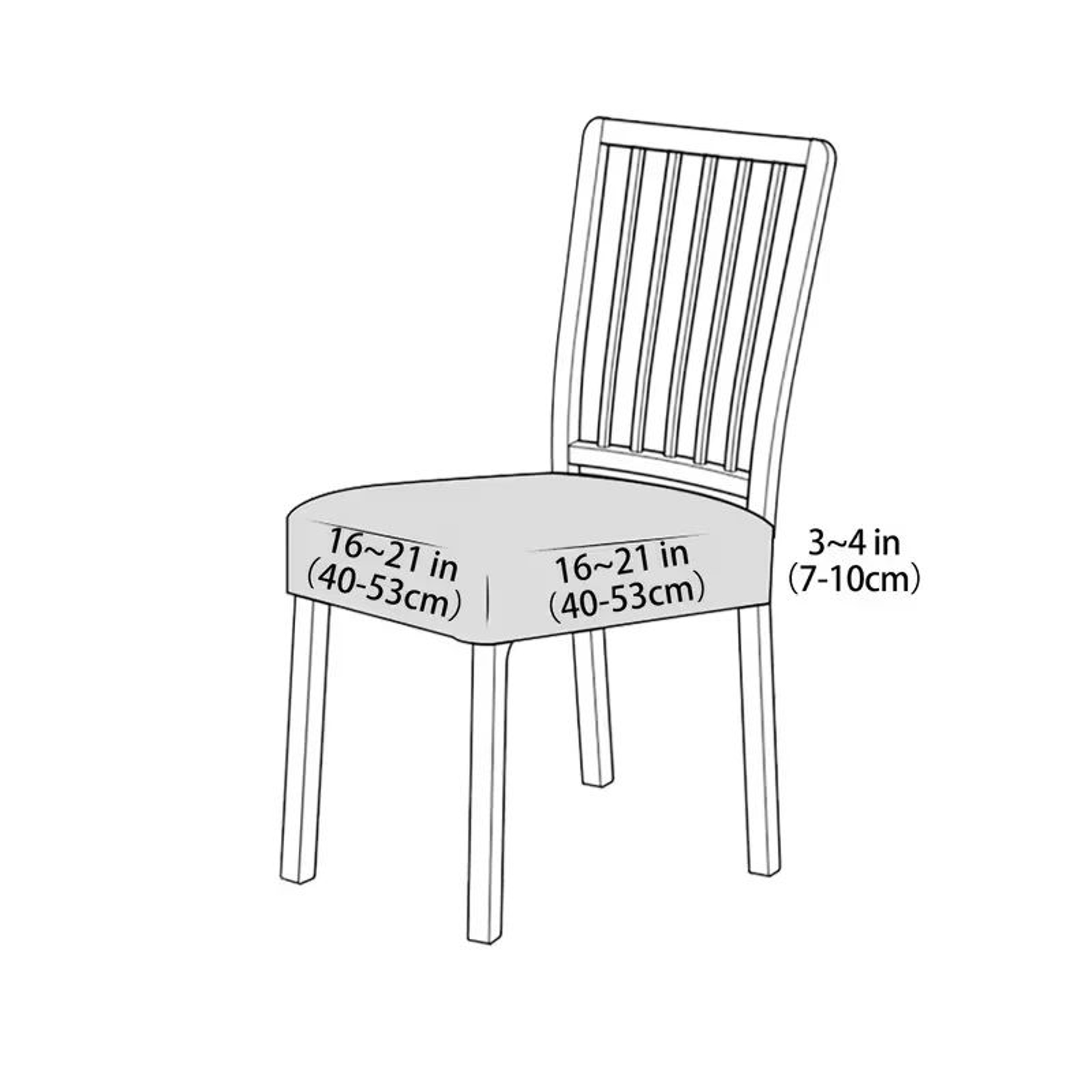 Leaf Jacquard Stretch Dining Chair Cover 1