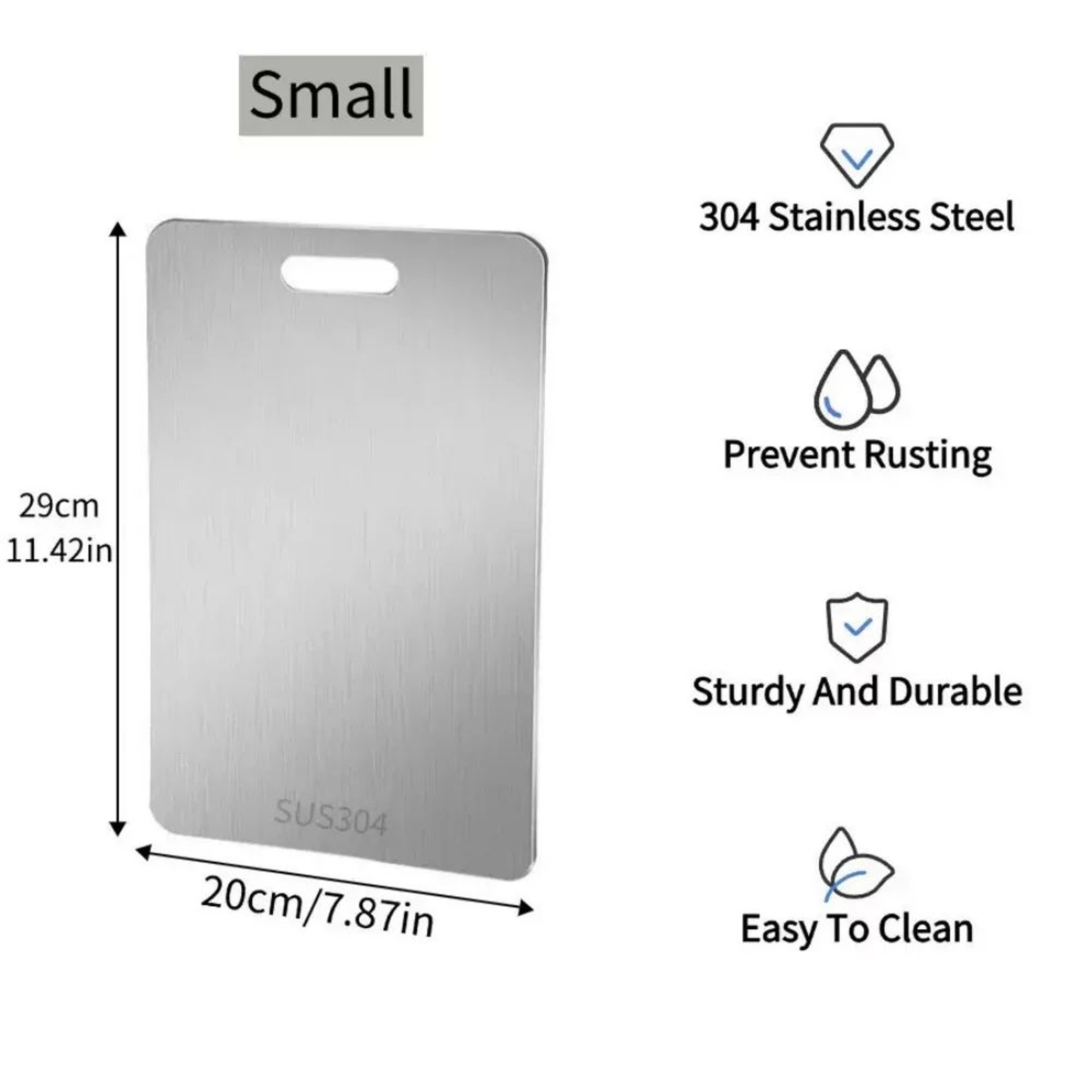 Double Sided Titanium Kitchen Cutting Board 7