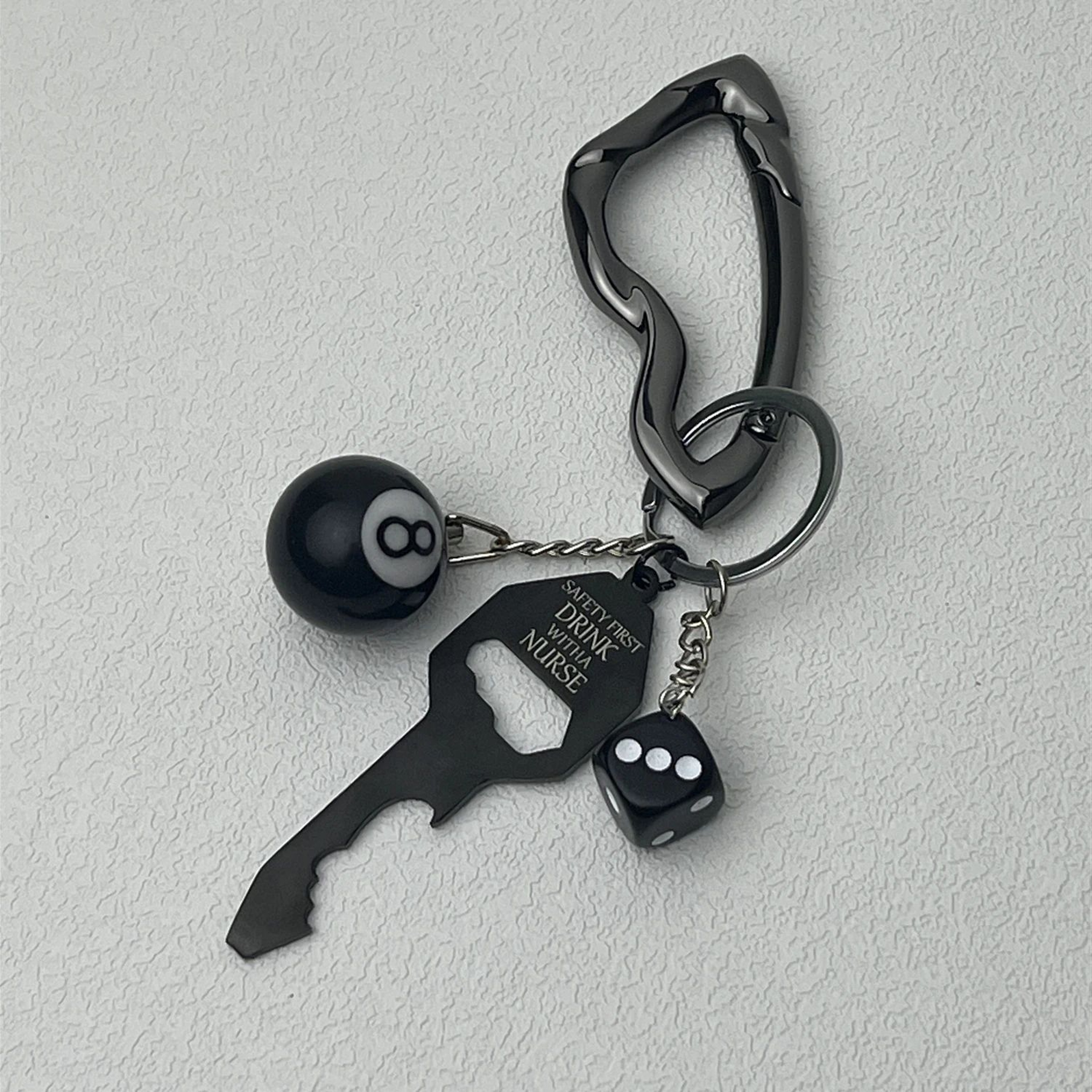 Metal Carabiner Belt Keychain 3
