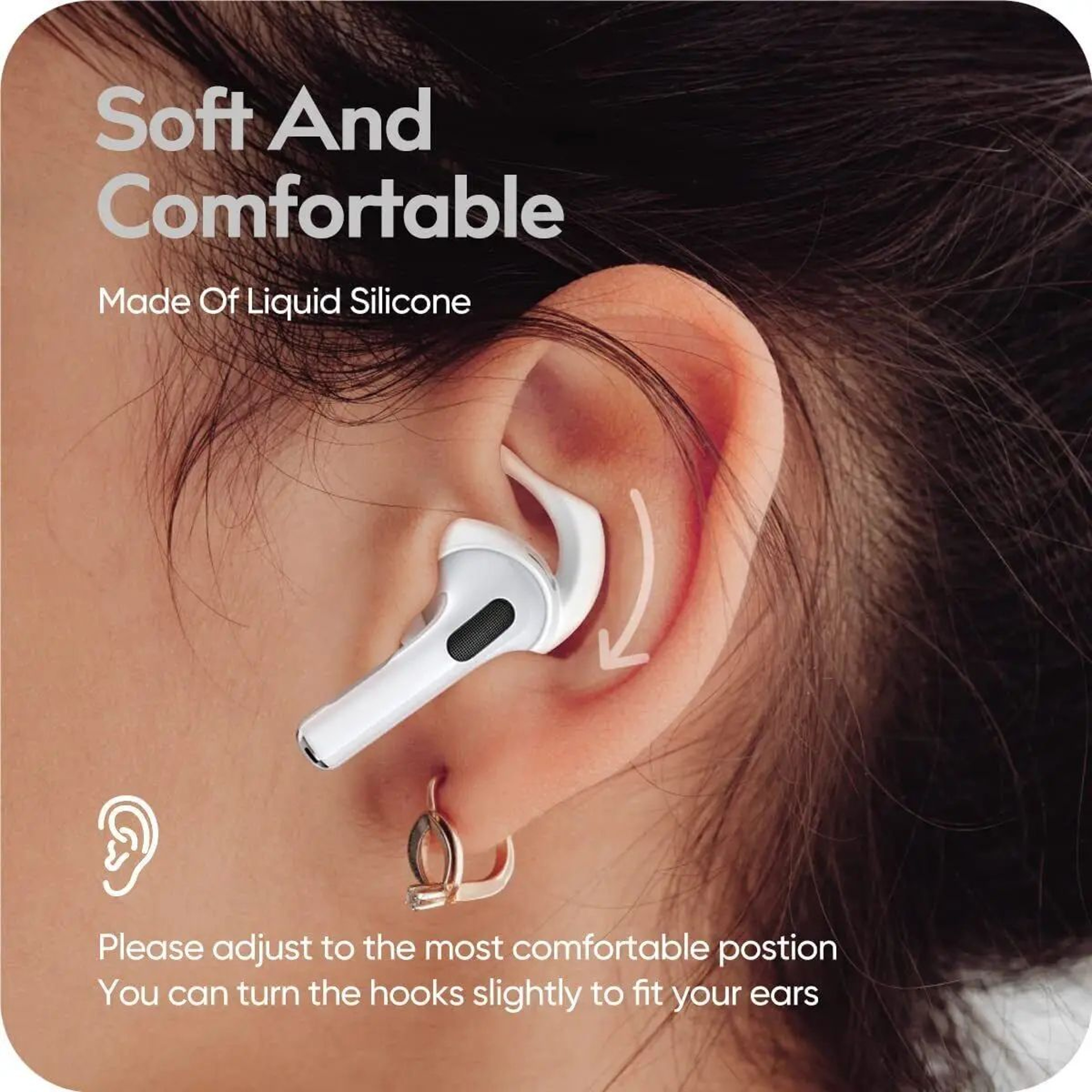 AirPods Anti Slip Silicone Ear Hooks 4